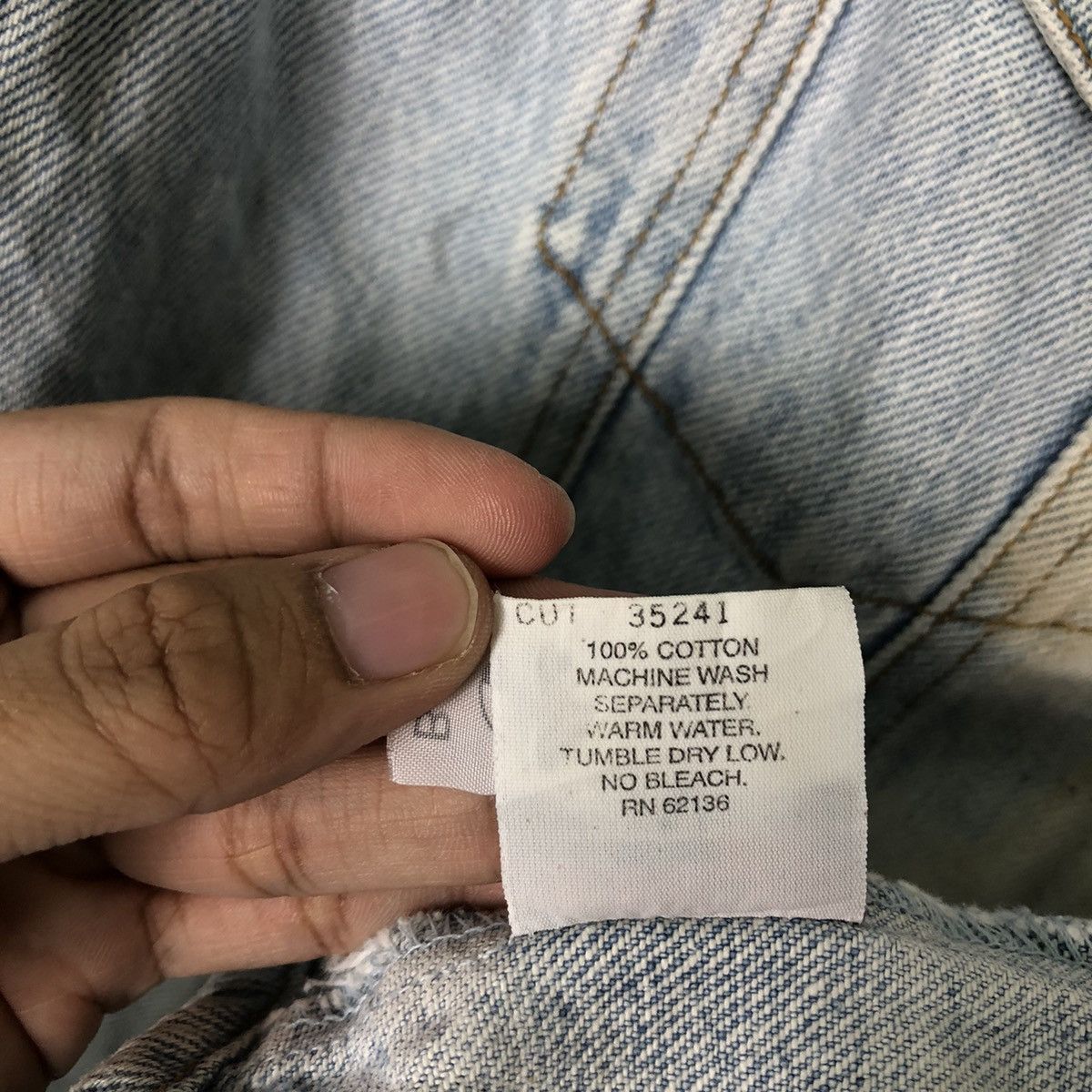 Guess 🔥90’s Cropped Biker Trucker Denim Jacket Guess USA AcidWash Size US L / EU 52-54 / 3 - 15 Thumbnail