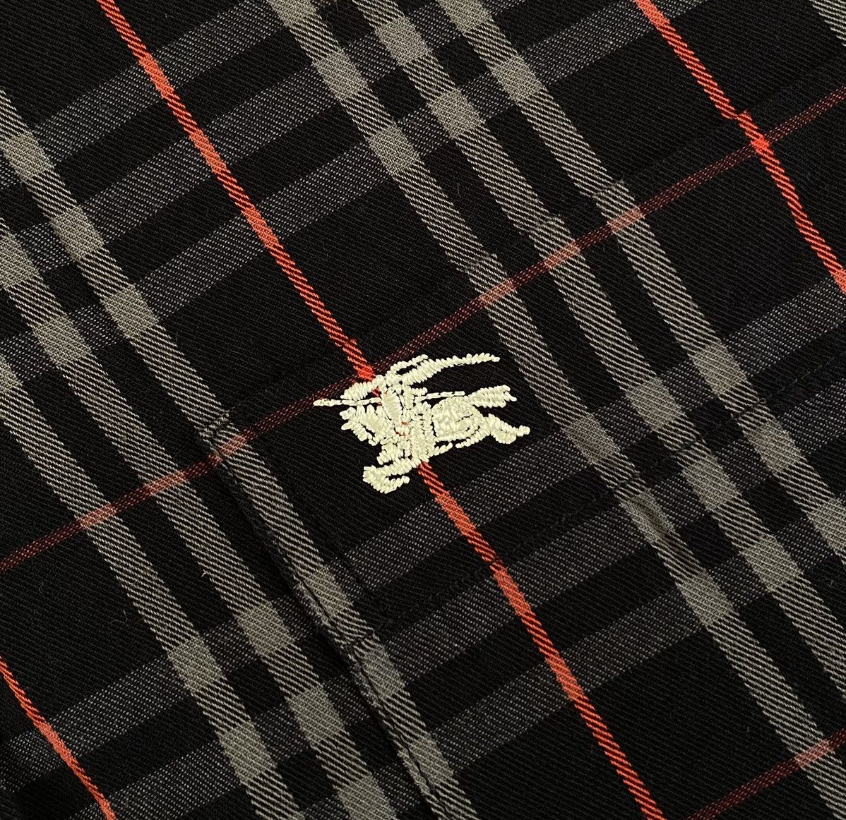 Burberry Burberry Nova Check Navy Shirt x Vintage x Luxury Size US L / EU 52-54 / 3 - 3 Thumbnail
