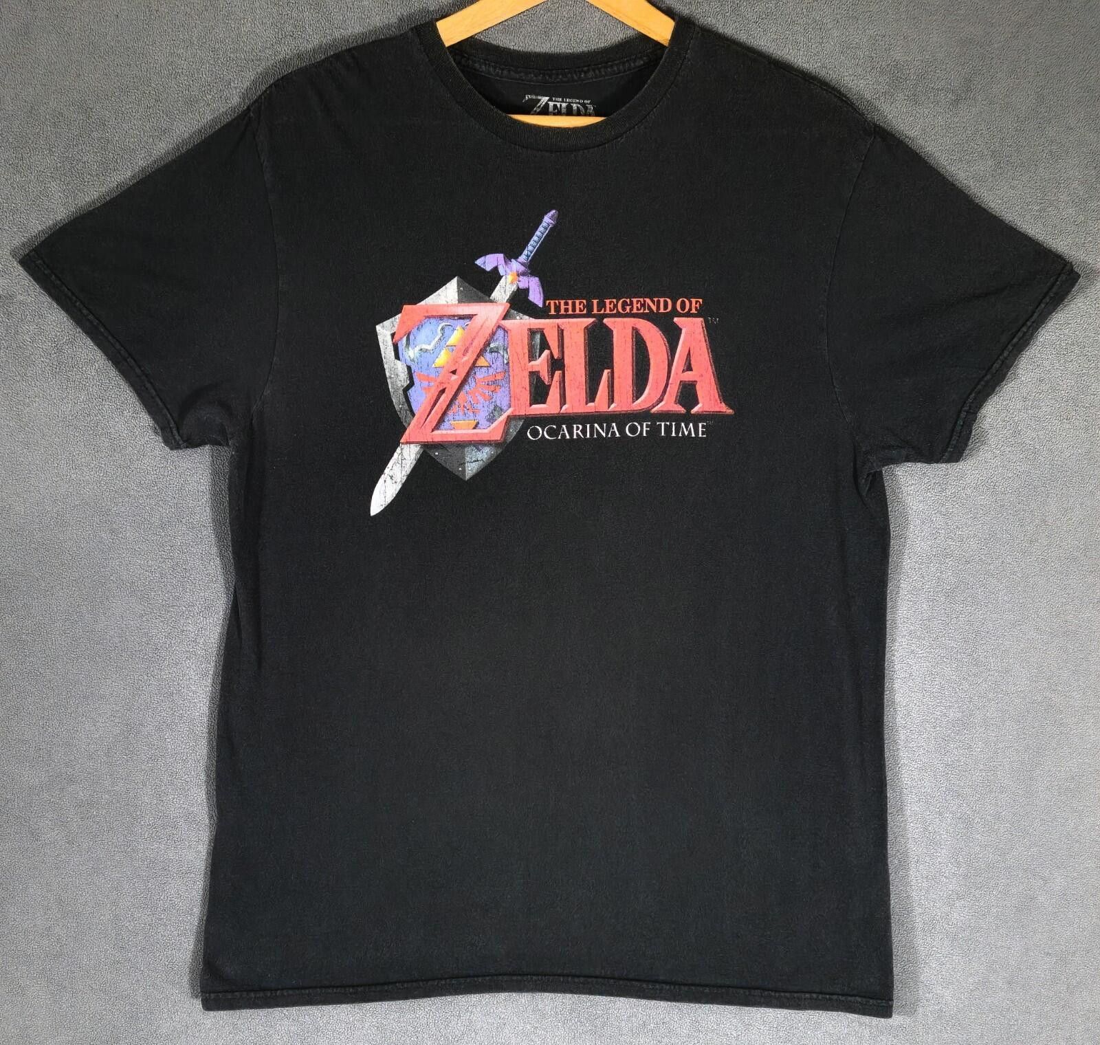 Nintendo THE LEGEND OF ZELDA OCARINA OF TIME Nintendo T-Shirt Mens L Size US L / EU 52-54 / 3 - 1 Thumbnail