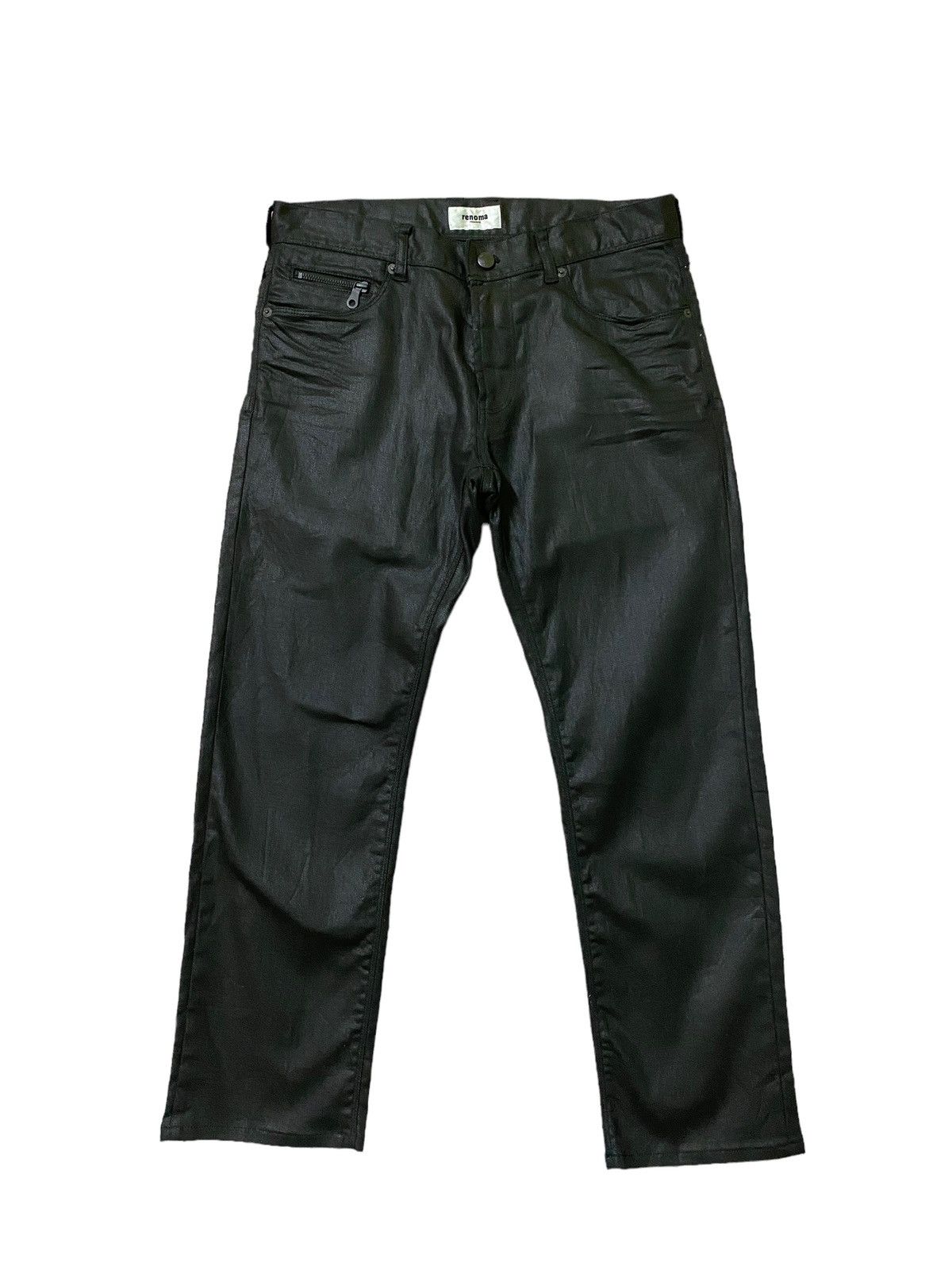 RARE ARCHIVE RENOMA HOMME WAXED DENIM JEANS