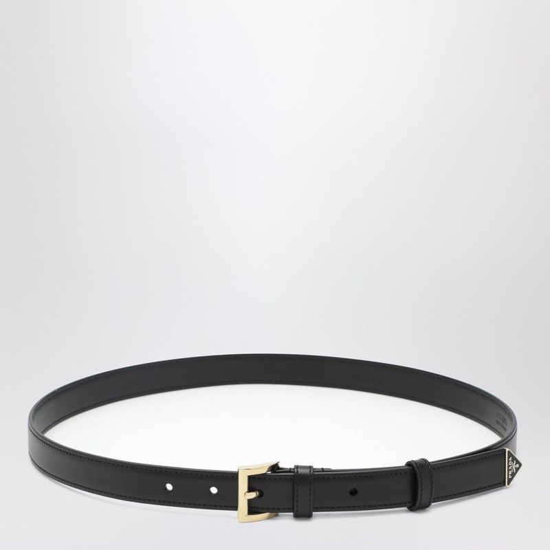 Prada Prada Black Belt With Applique Size ONE SIZE - 1 Thumbnail