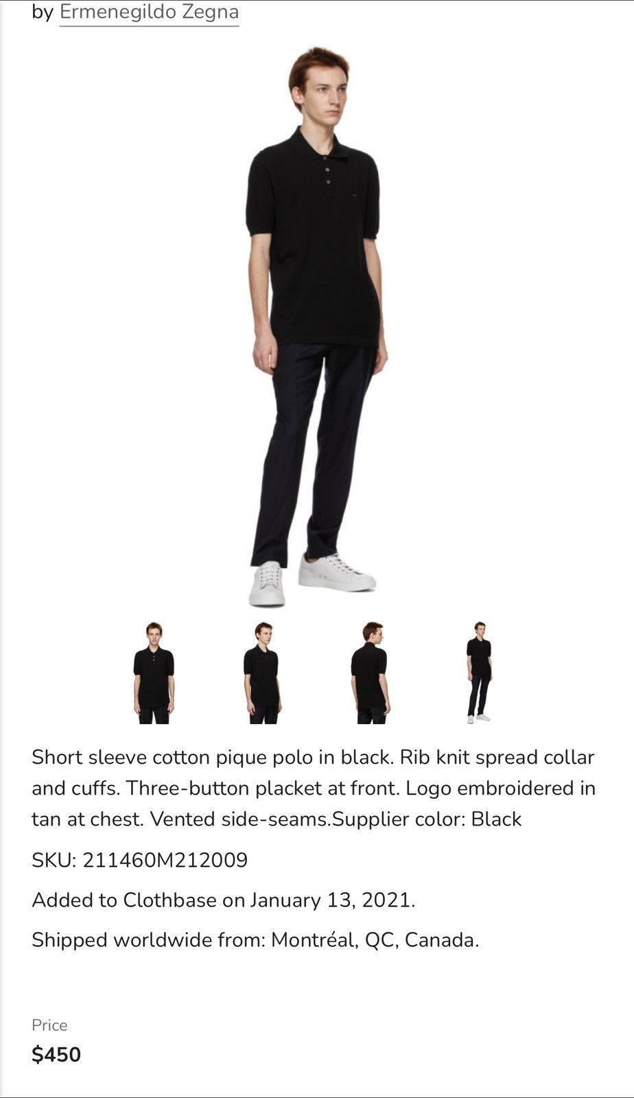 Ermenegildo Zegna Ermengildo Zegna Couture xxx Polo Shirt A199 Size US M / EU 48-50 / 2 - 2 Thumbnail