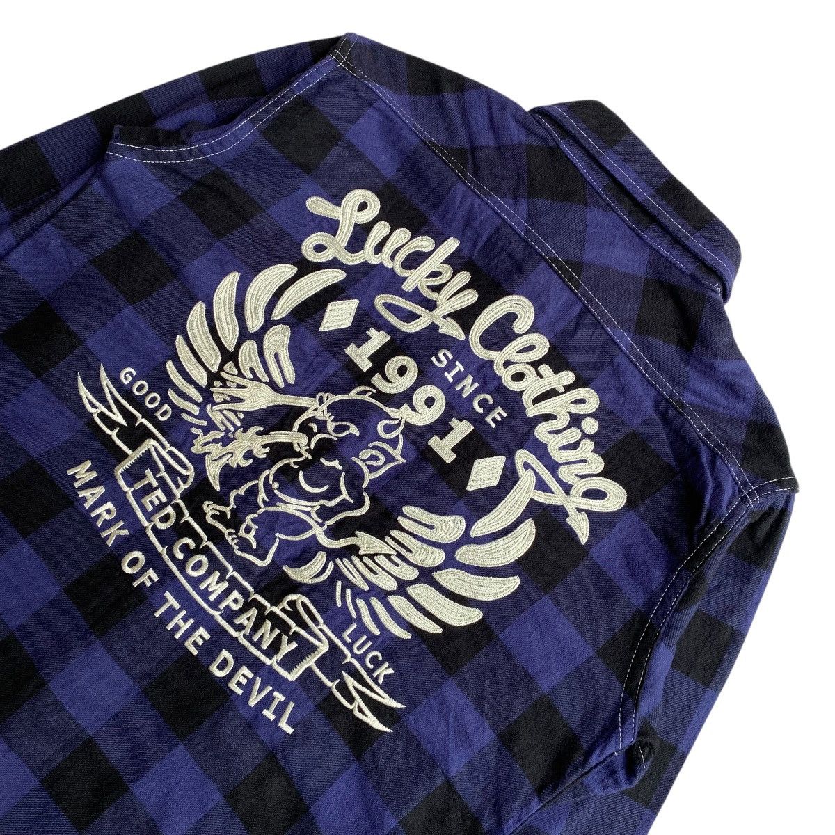 Tedman Ted Company Lucky Clothing Plaid Flannel Shirts Size US M / EU 48-50 / 2 - 3 Thumbnail