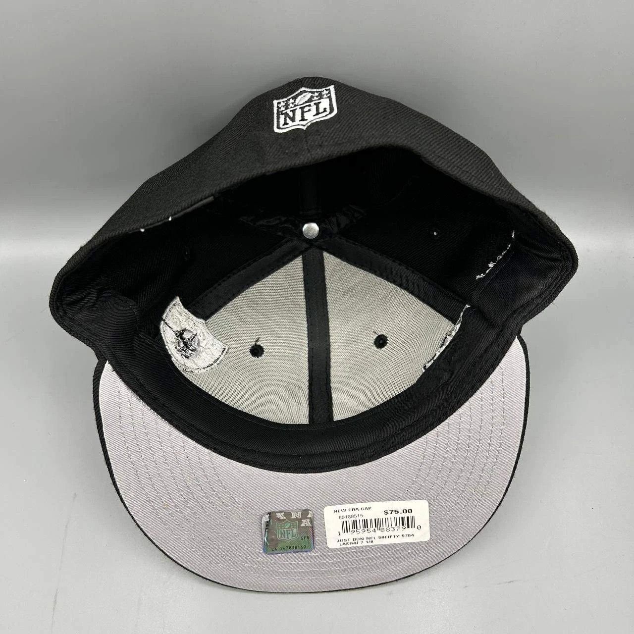 New Era Las Vegas Raiders x Just Don Hat Men 7 1/8 NFL Fitted Wool Size ONE SIZE - 2 Thumbnail