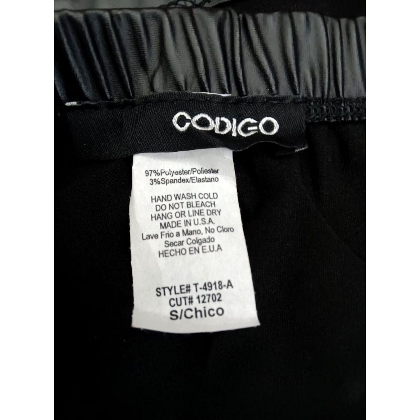 Vintage Codigo Black Tube Top S Black/White Checkers Shirt Womens XS Size S / US 4 / IT 40 - 5 Thumbnail