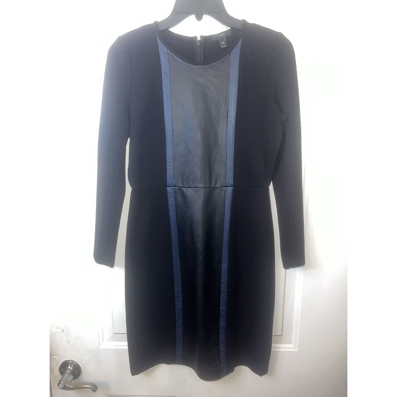 & Other Stories J Crew Long Sleeve Pencil Dress Black Size 6P GenuineLeather Size M / US 6-8 / IT 42-44 - 1 Thumbnail