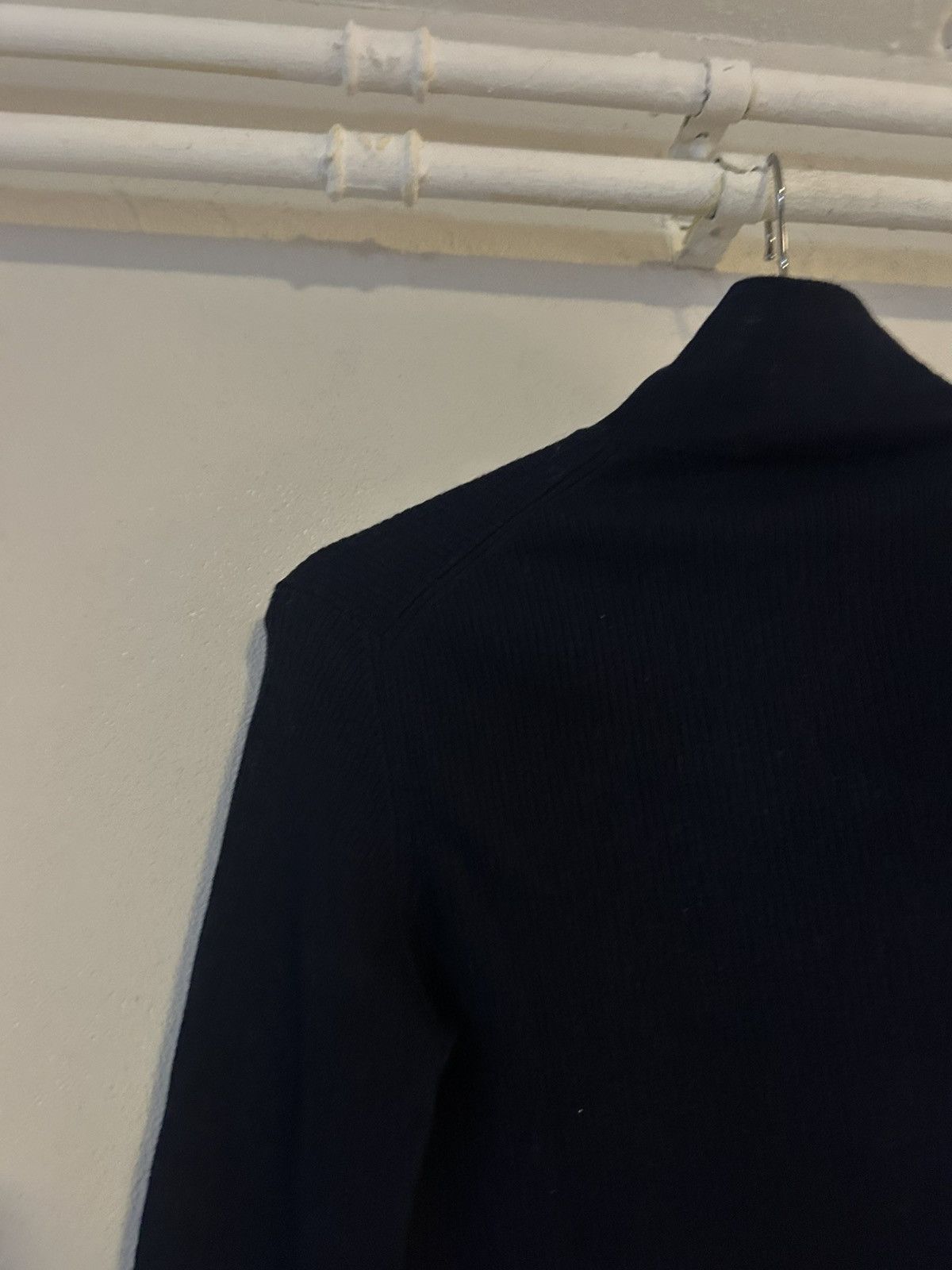 Prada Prada Milano Navy Wool Half-Zip Sweater Size XL / US 12-14 / IT 48-50 - 11 Thumbnail