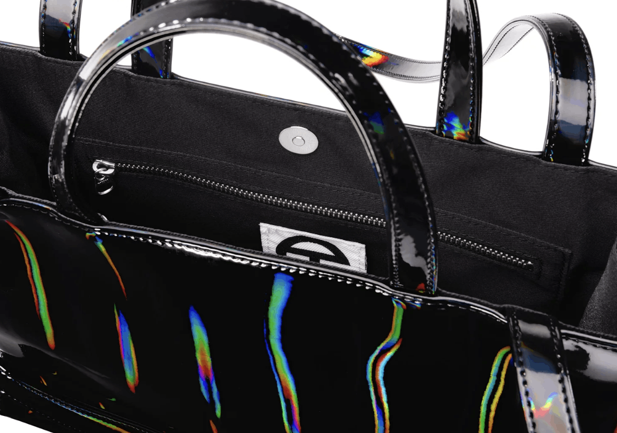 Telfar Medium Shopping Bag - Black Rainbow Size ONE SIZE - 3 Thumbnail