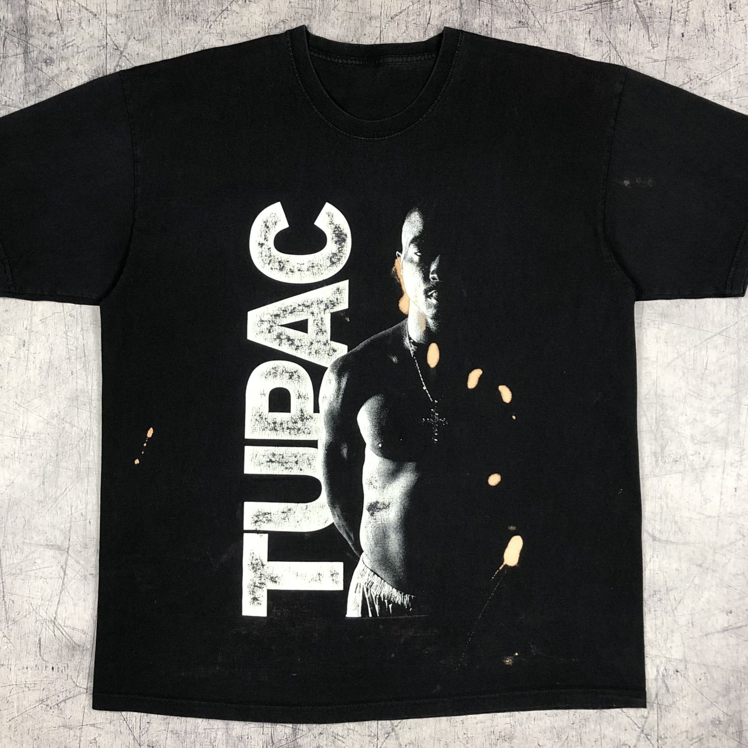 Rap Tees Tupac Shakur 2PAC Custom Rap Tee Size US M / EU 48-50 / 2 - 1 Thumbnail