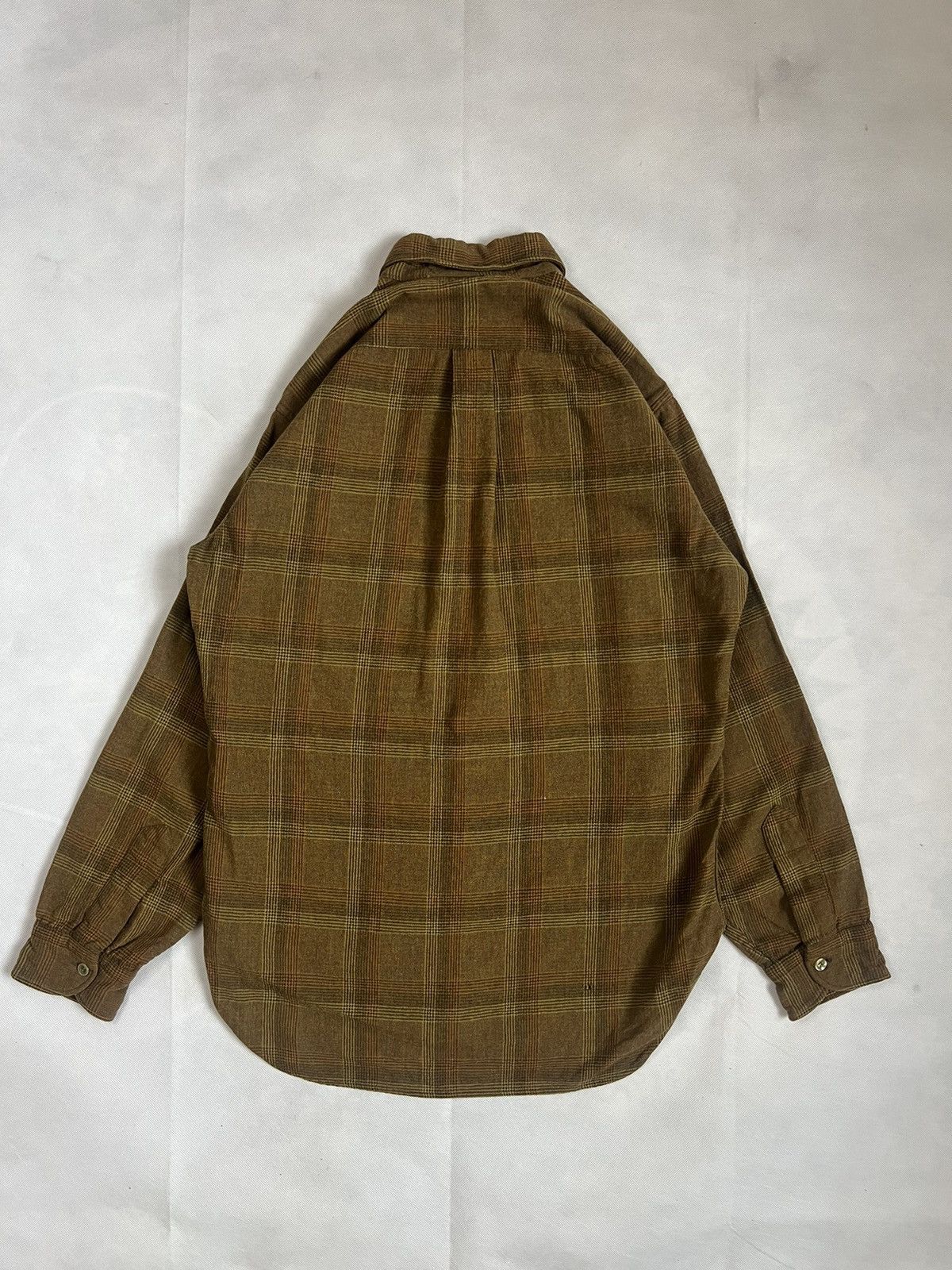Pendleton 1950's Brown Plaid Pendleton Wool Field Shirt Size US M / EU 48-50 / 2 - 9 Thumbnail