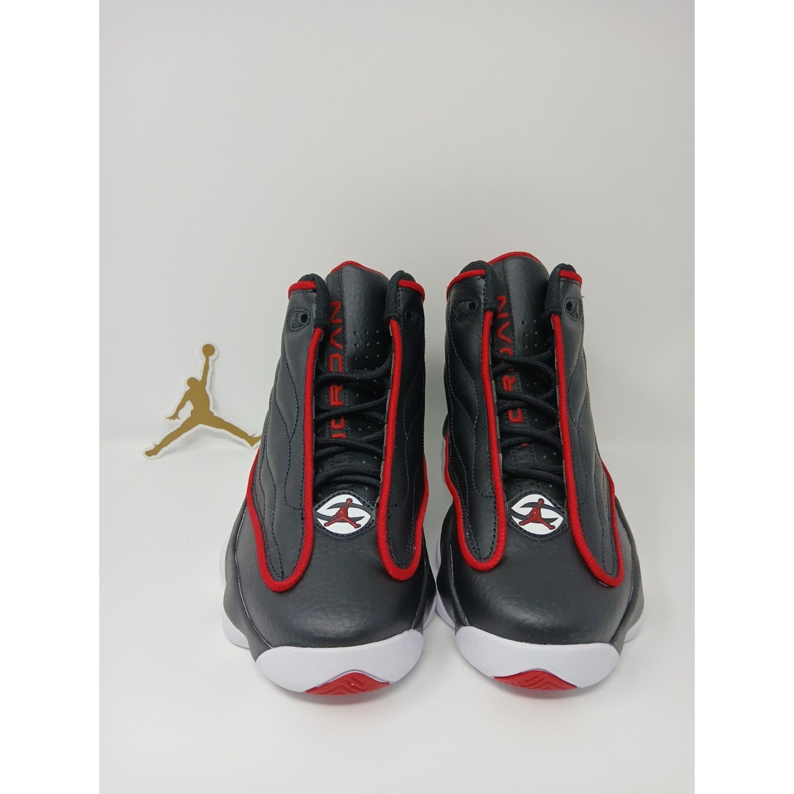 Jordan Brand Air Jordan Pro Strong Bred Black Sneakers, Size 5Y / 6.5W Size US 5 / EU 37 - 13 Thumbnail