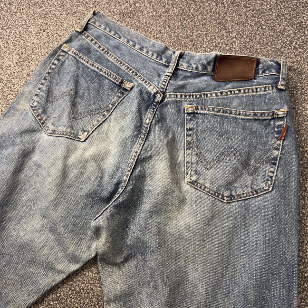 Edwin 90s Japanese Edwin Lot 0140 Distressed Faded Jeans Size US 32 / EU 48 - 8 Thumbnail