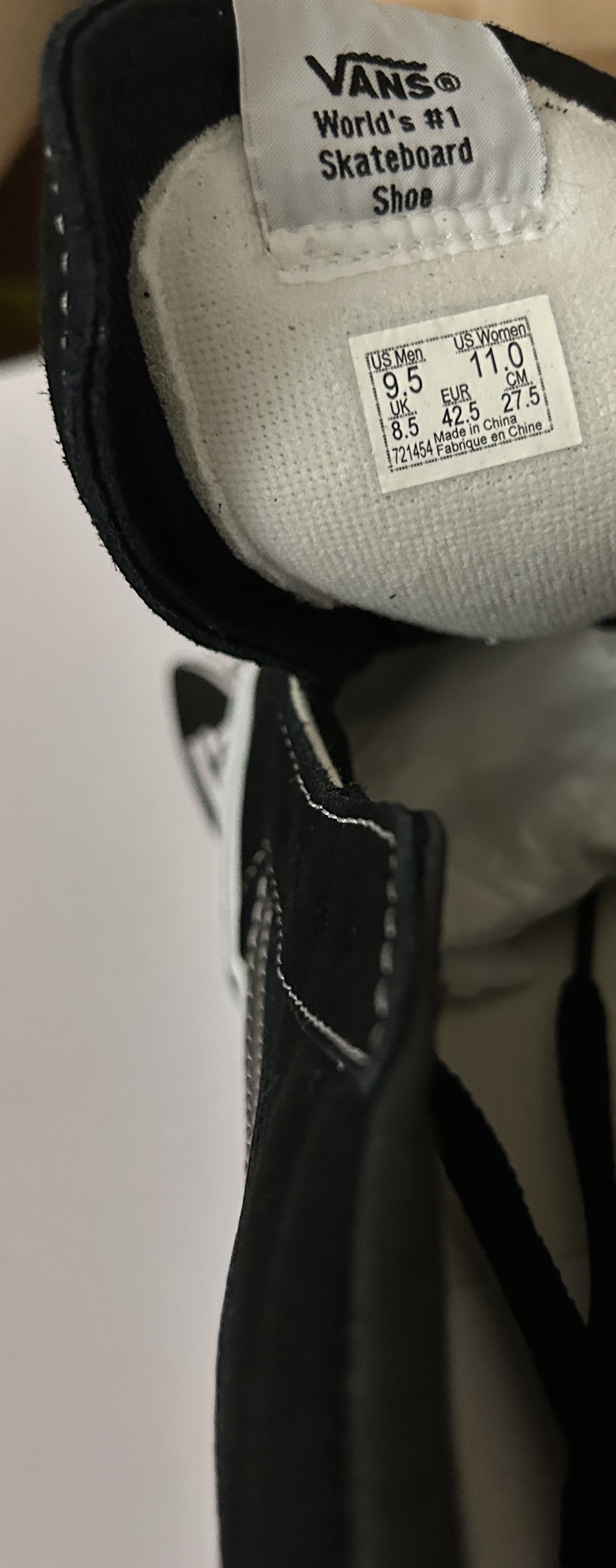 JJJJound × Vans Vans Vault Sk8-Mid LX JJJJound Black Size US 9.5 / EU 42-43 - 7 Thumbnail