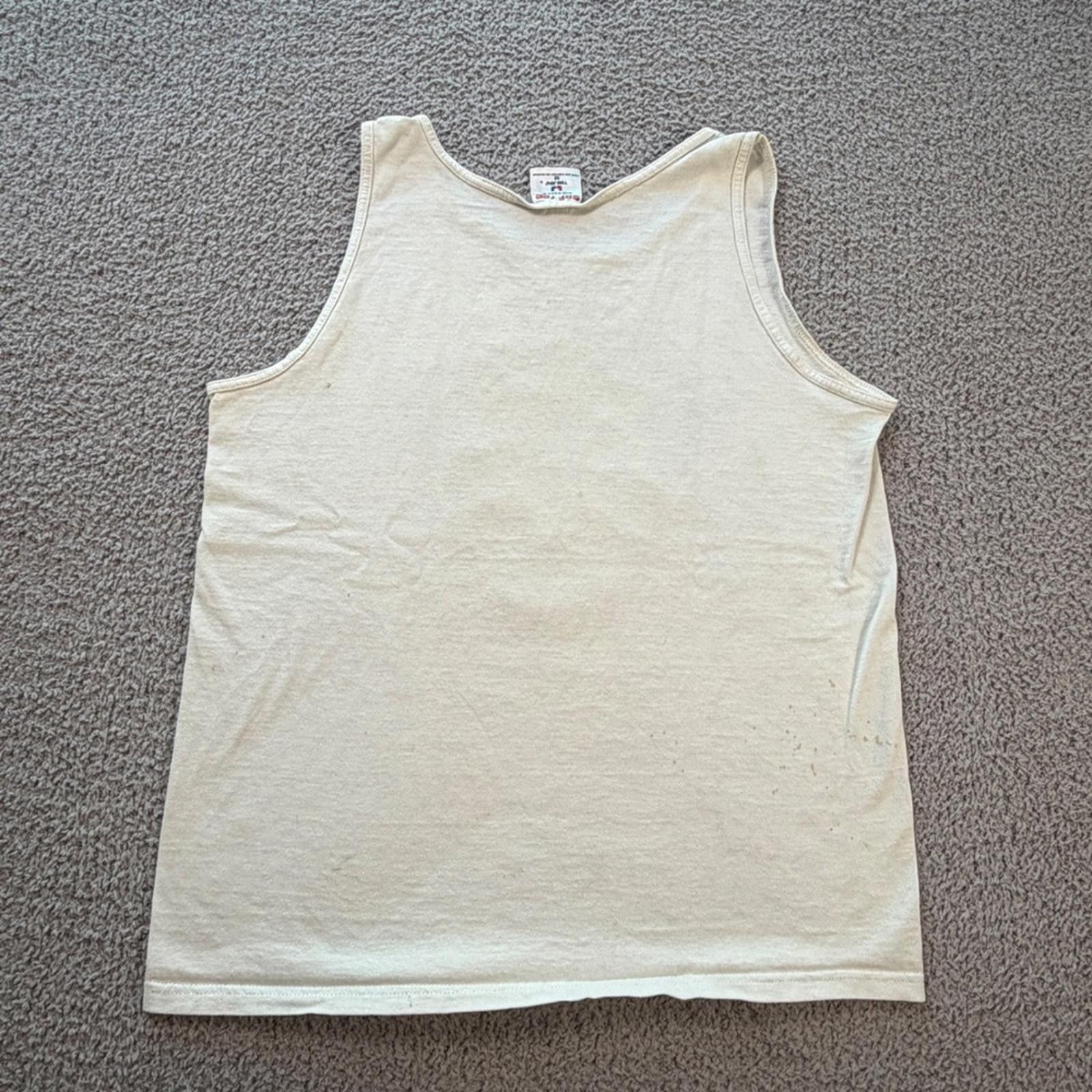 TEE JAYS Vintage 90s Busch Gardens Tiger Tank Top Made in USA Mens M Size US M / EU 48-50 / 2 - 2 Thumbnail