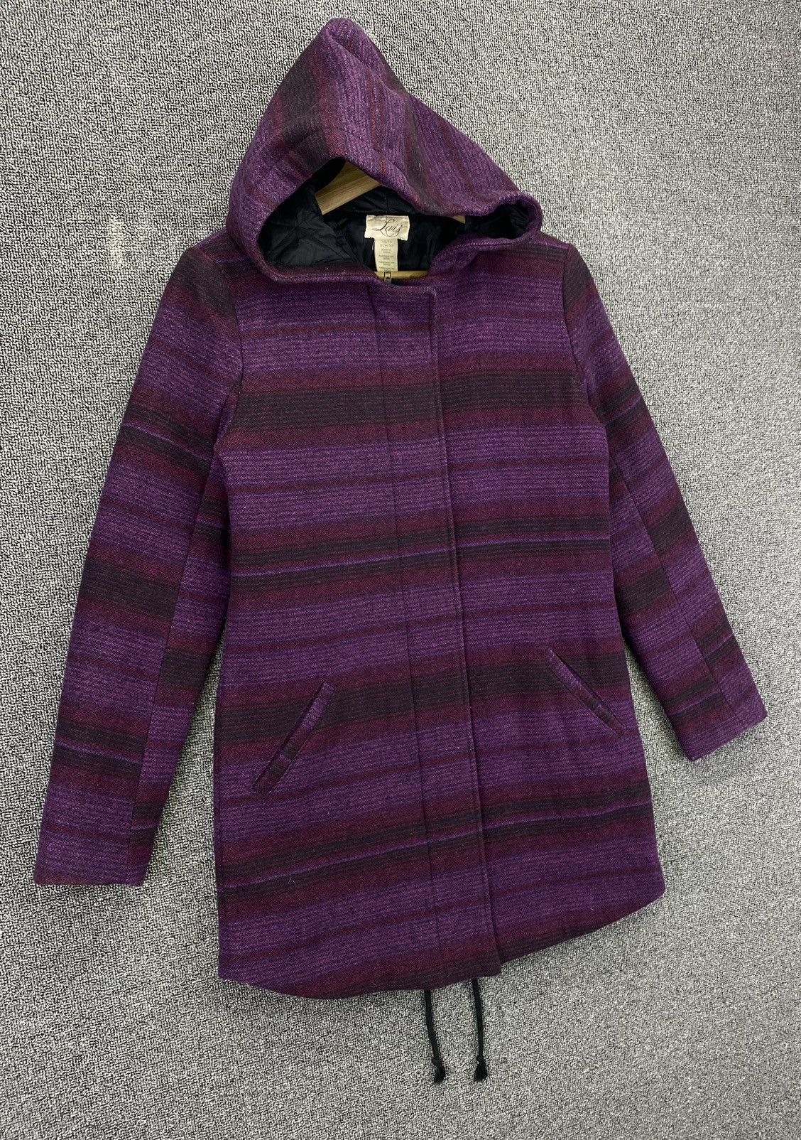 Levi's Vintage Levis Hoodie Shadow Plaids Wool Jacket Size XS / US 0-2 / IT 36-38 - 2 Thumbnail