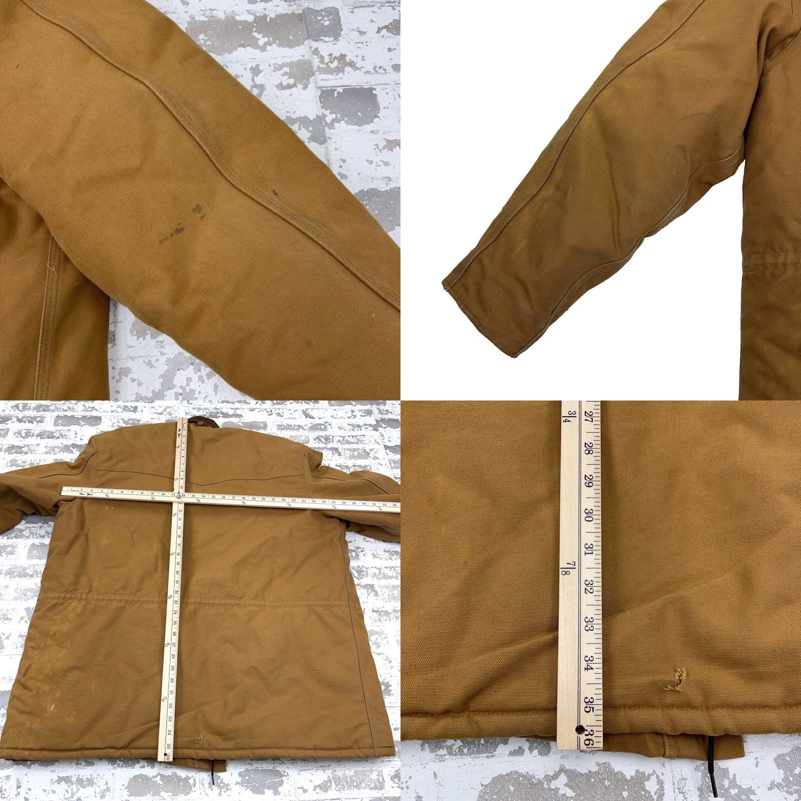 Carhartt VINTAGE Carhartt Jacket Men 2XL Brown Barn Chore Field Coat Distressed USA 80s Size US XXL / EU 58 / 5 - 10 Thumbnail