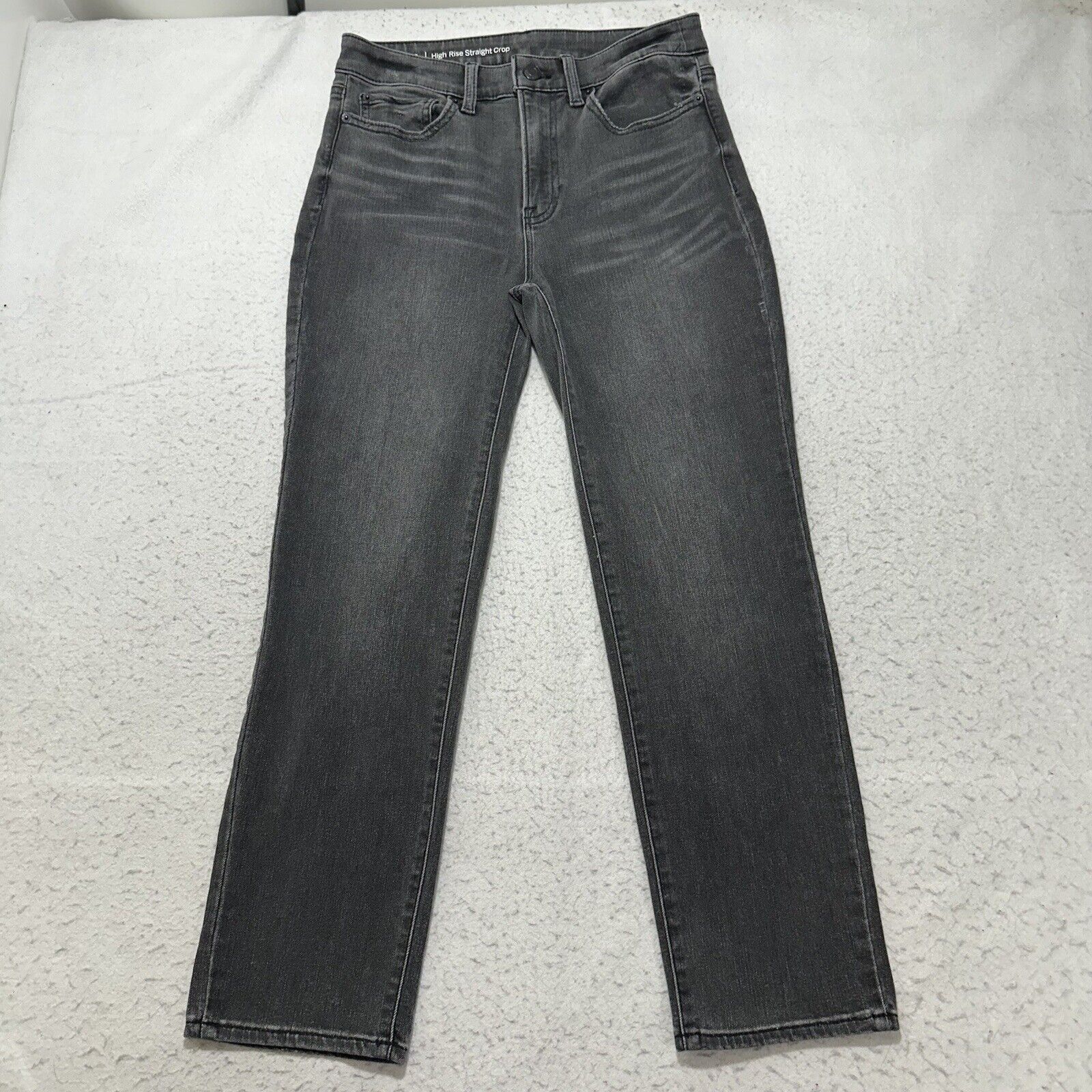 Other Talbots 2 High Rise Straight Crop Jeans Gray Denim Stretch Size 26" / US 2 / IT 38 - 1 Thumbnail