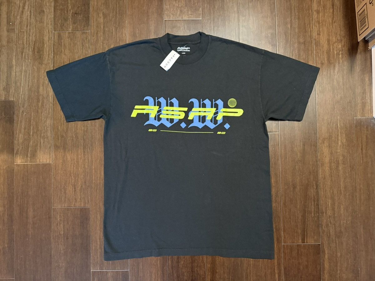 A$AP Rocky ASAP Mob Worldwide black t-shirt #ASAPMob #A$AP Size US L / EU 52-54 / 3 - 1 Thumbnail