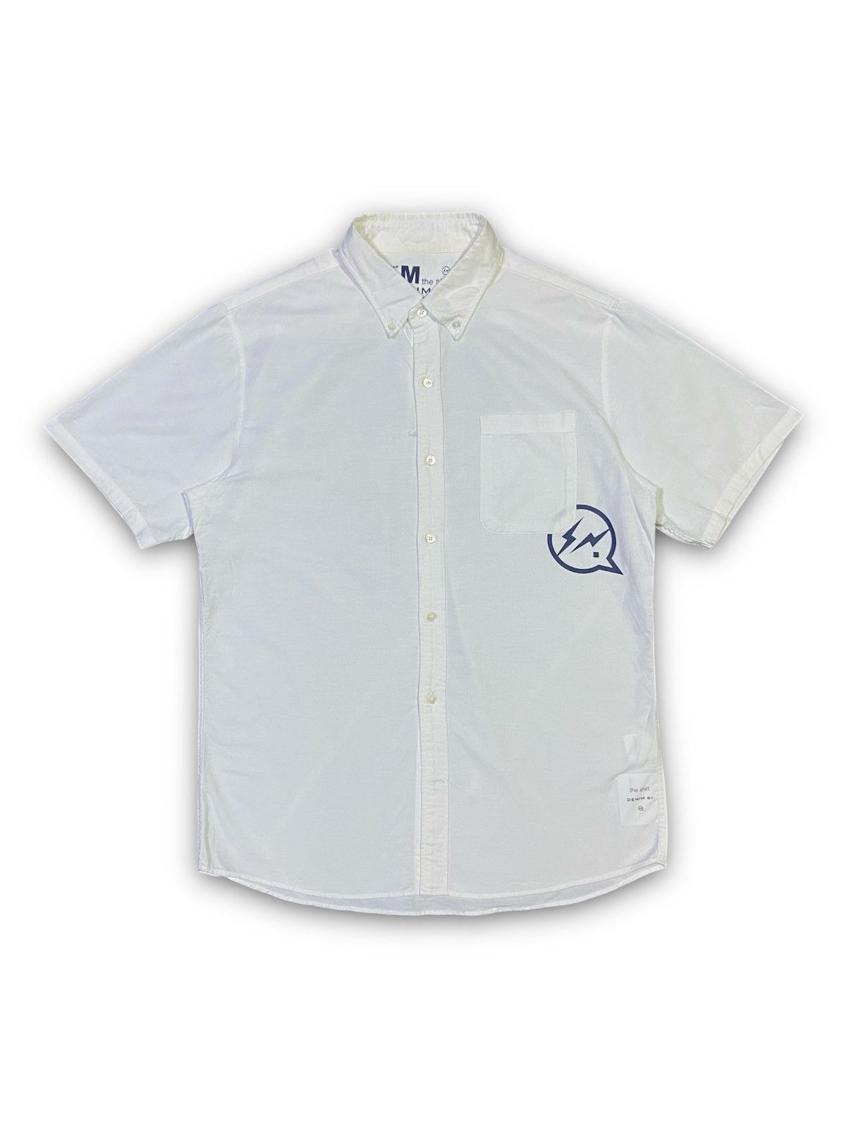 Fragment Design × Japanese Brand × Vanquish Denim By Vanquish & Fragment Button Up S/S Shirt Size US M / EU 48-50 / 2 - 1 Thumbnail