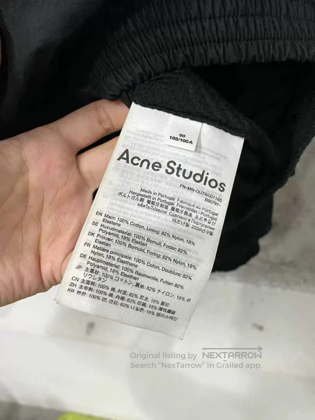 Acne Studios acne studios black zip-up jacket. Size US L / EU 52-54 / 3 - 7 Thumbnail