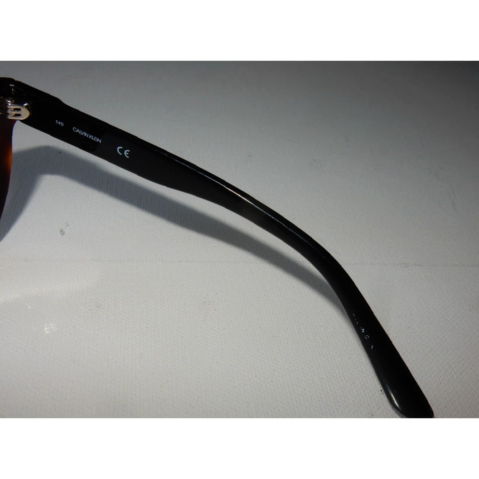 Calvin Klein VINTAGE Calvin Klein Women Sunglasses 56mm Black-Brown-Gold 140/221mm Size ONE SIZE - 5 Thumbnail