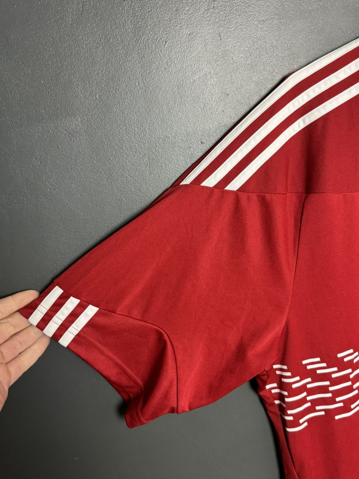 Adidas Denmark National Team 10/11 Home Football Jersey T-Shirt Size US XL / EU 56 / 4 - 6 Thumbnail
