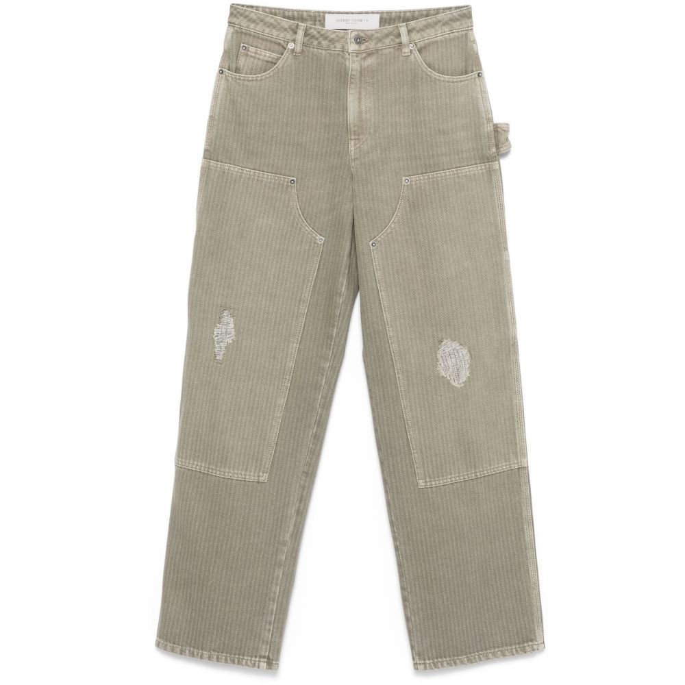 Golden Goose o1s22i1n1224 Marley Painter Jeans in Khaki Size 28" / US 6 / IT 42 - 1 Thumbnail