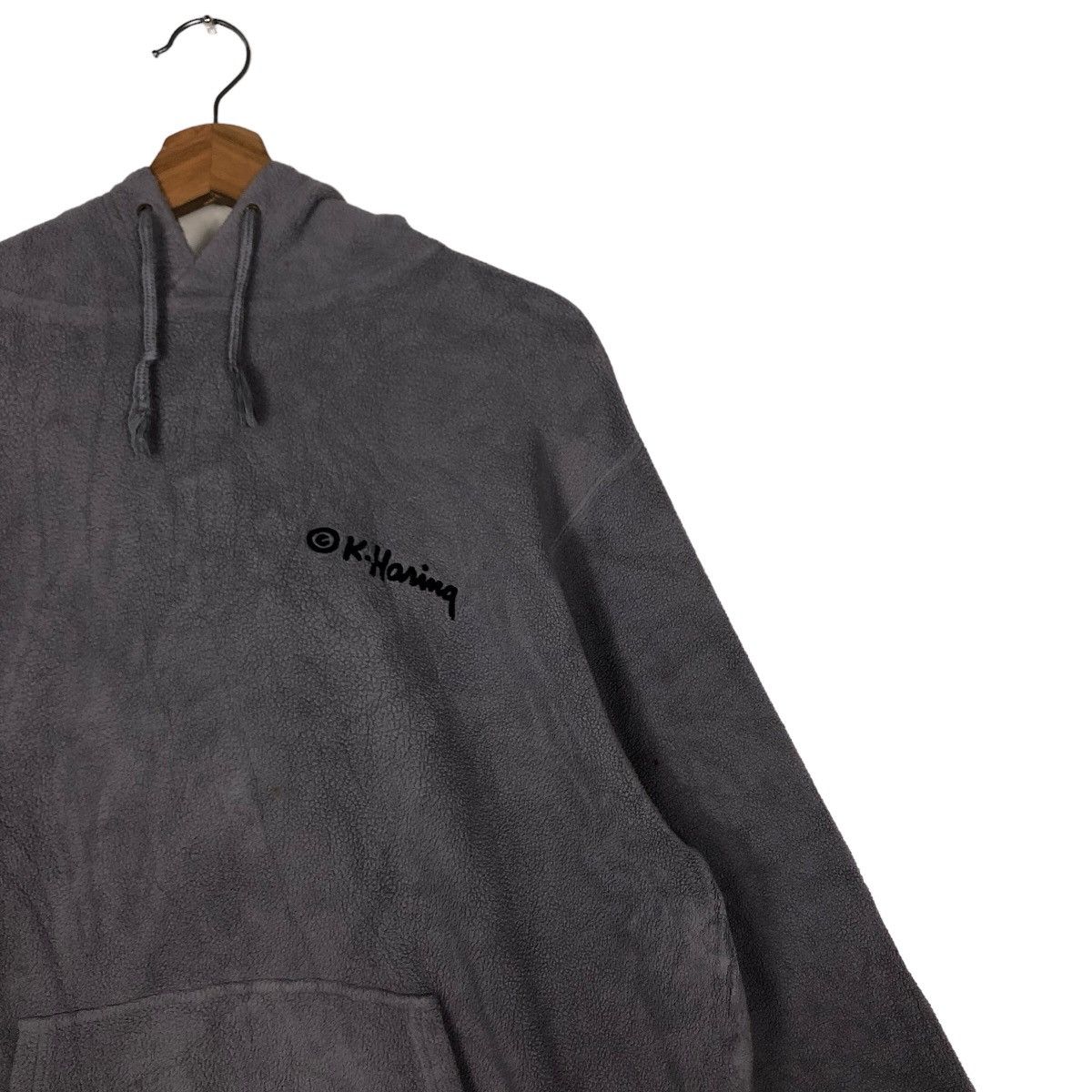 Japanese Brand 🔥Vtg Hoodie Pull Over Keith Haring Big Logo Spell Out Size US XL / EU 56 / 4 - 6 Thumbnail