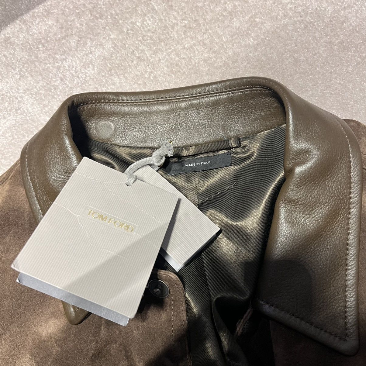 Tom Ford Tom Ford Suede Trucker Jacket in Medium Size US M / EU 48-50 / 2 - 3 Thumbnail