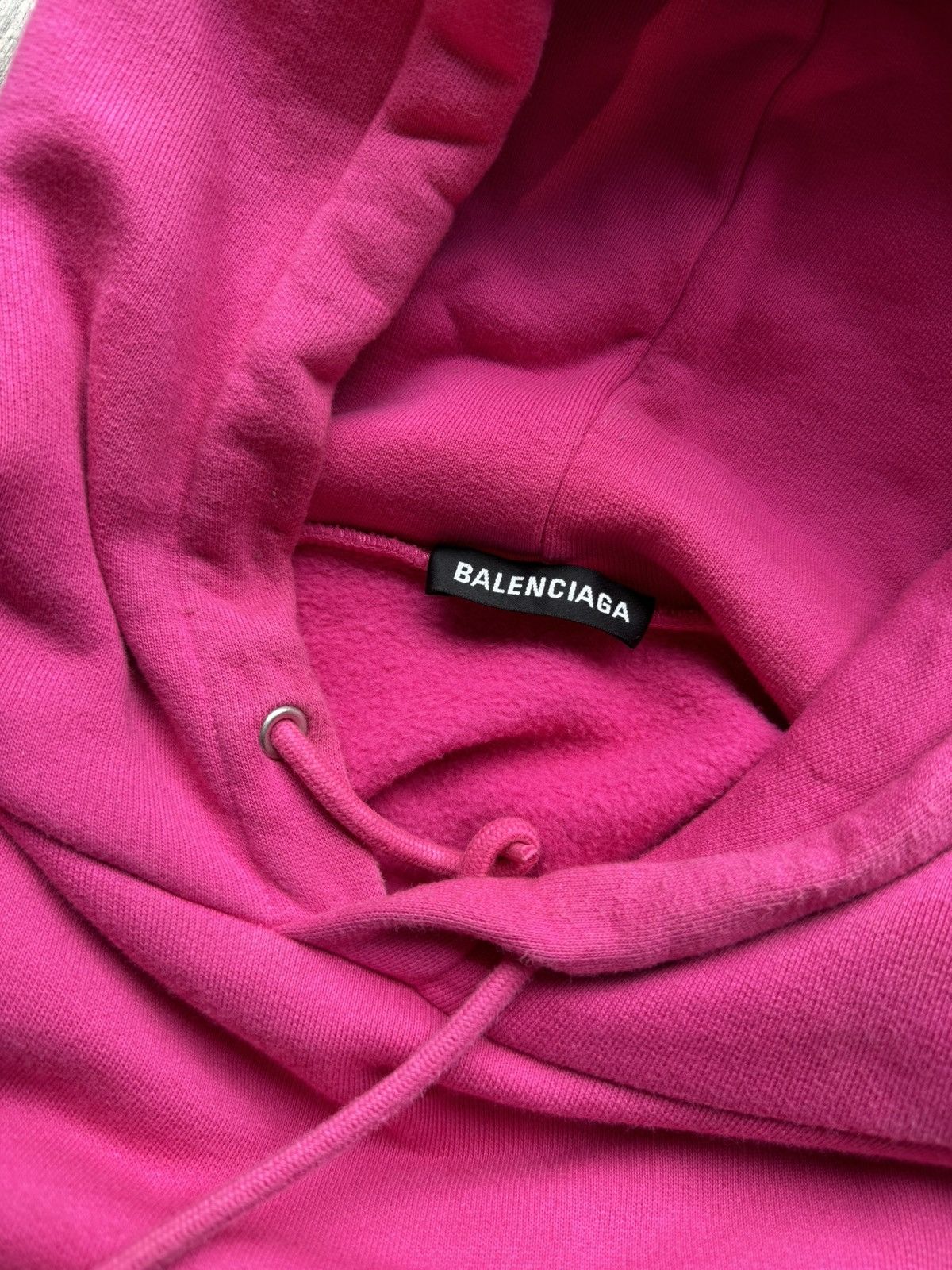 Balenciaga Balenciaga Pink Bonjour Hoodie pullover sweatshirt - XL Size US XL / EU 56 / 4 - 4 Thumbnail