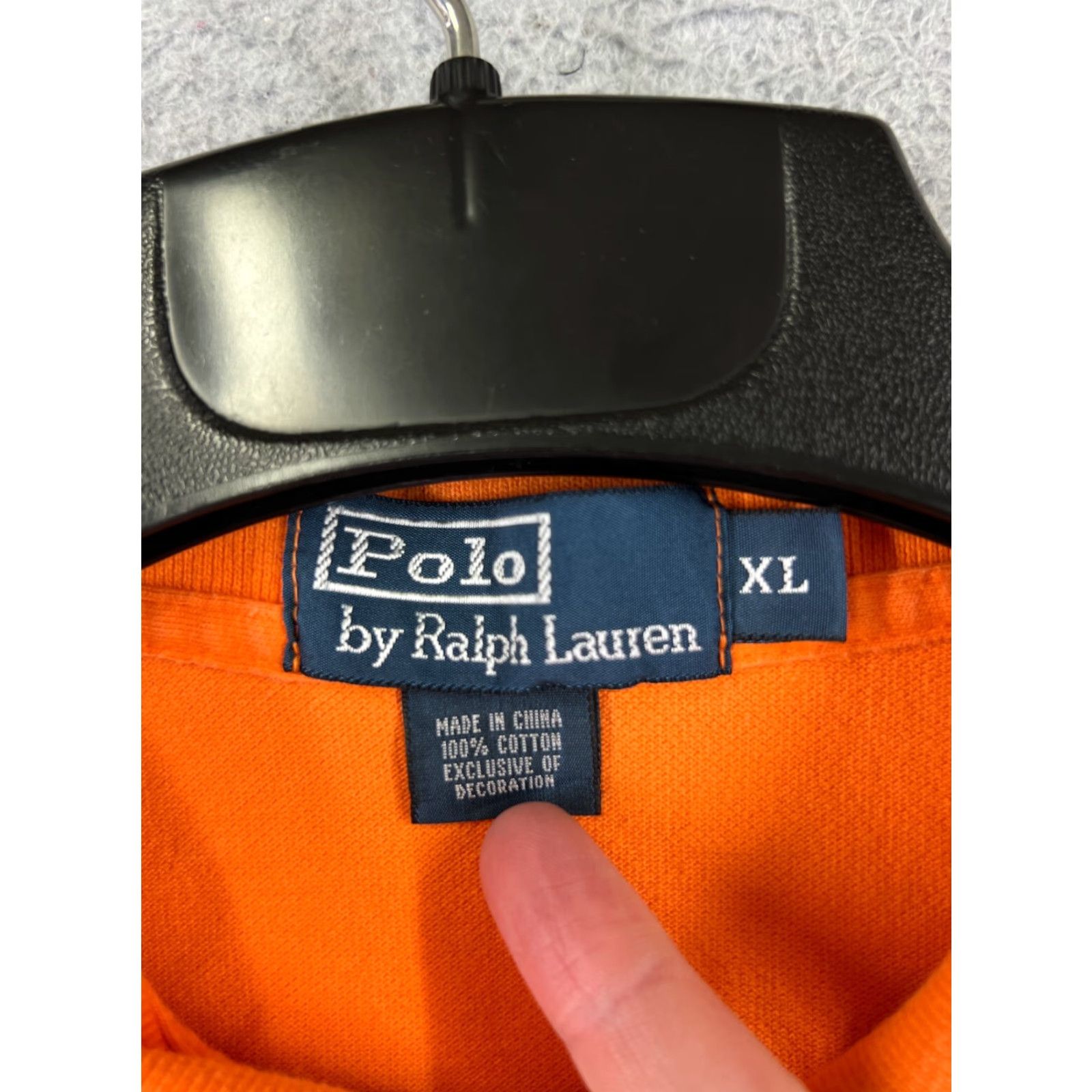 Ralph Lauren VINTAGE Ralph Lauren Polo Shirt XL Orange Striped Cotton Short Sleeve Casual Mens Size US XL / EU 56 / 4 - 7 Thumbnail