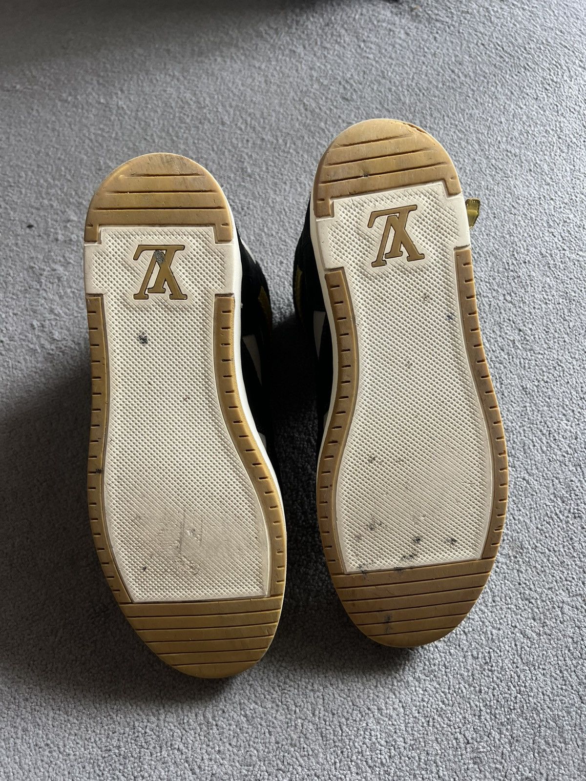 Louis Vuitton Louis Vuitton Slipstream Suede and Nylon High Top Sneakers Size US 9.5 / EU 42-43 - 6 Thumbnail