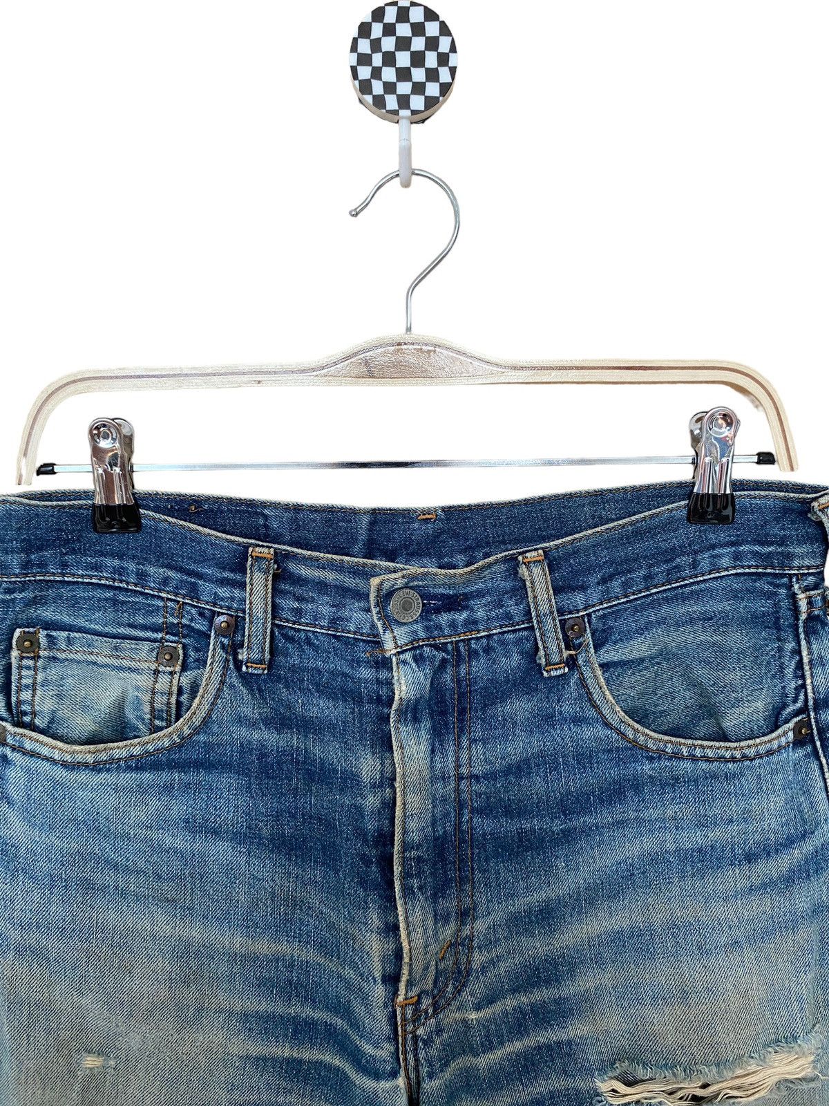 Levi's × Vintage Vintage Brand Levi’s 502 Big E Short Jeans 1990s Size US 30 / EU 46 - 5 Thumbnail