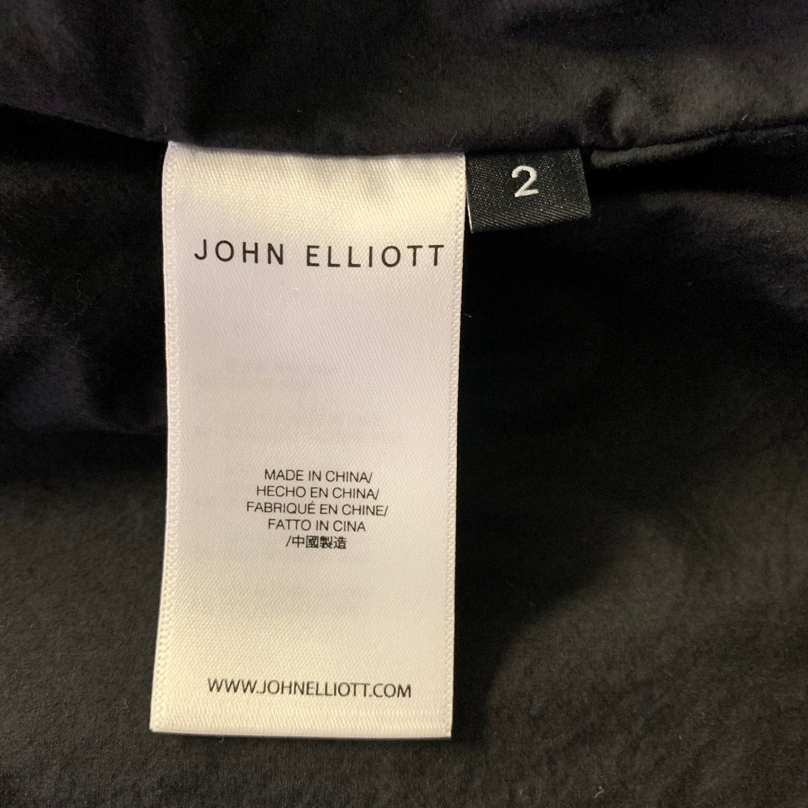 John Elliott JOHN ELLIOTT Black Cotton Shirt Jacket (Size M) Size US M / EU 48-50 / 2 - 6 Thumbnail