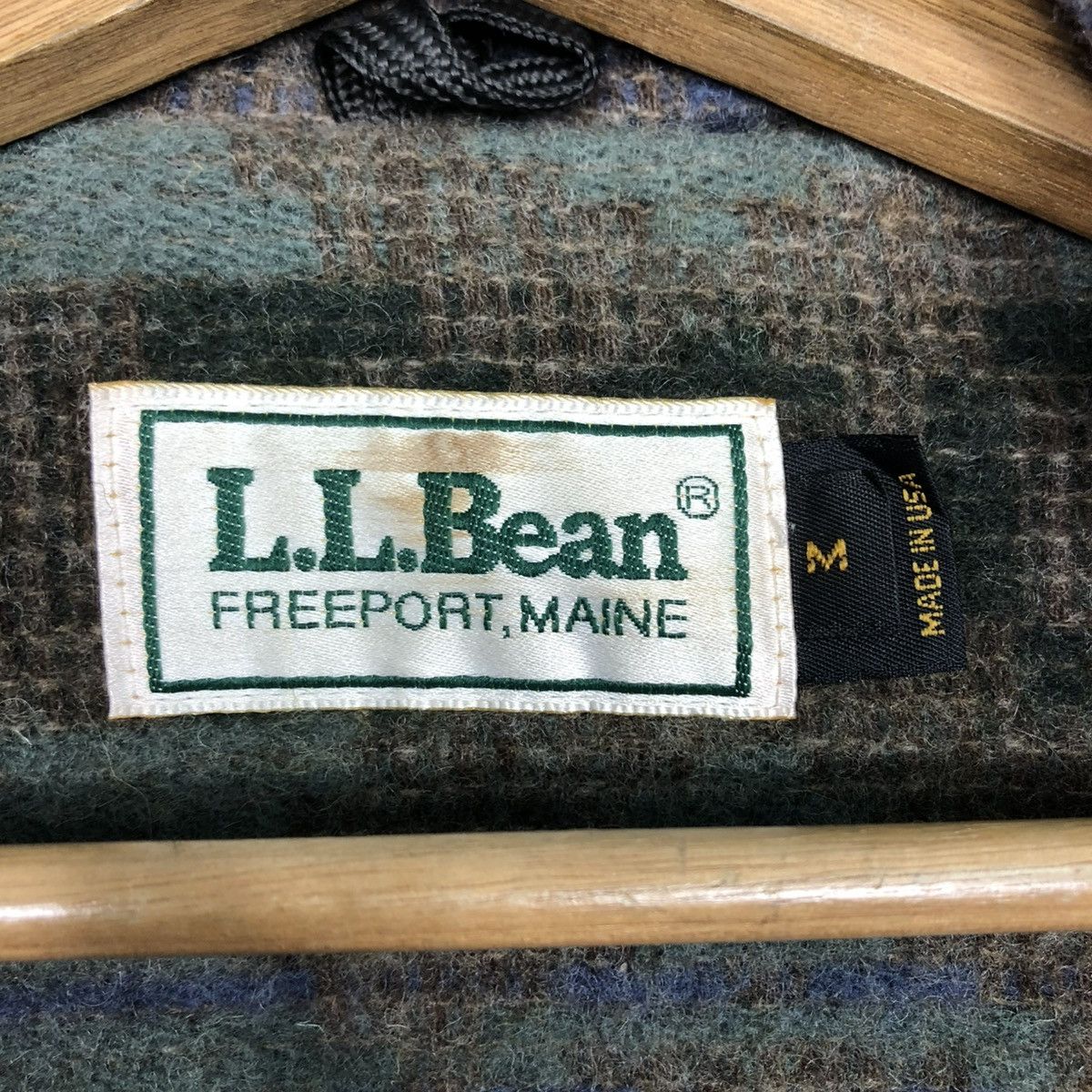 L.L. Bean 🔥VINTAGE WOOL CHORE WORK JACKET L.L.BEAN NAVAJO AZTEC NATIVE Size US M / EU 48-50 / 2 - 19 Thumbnail