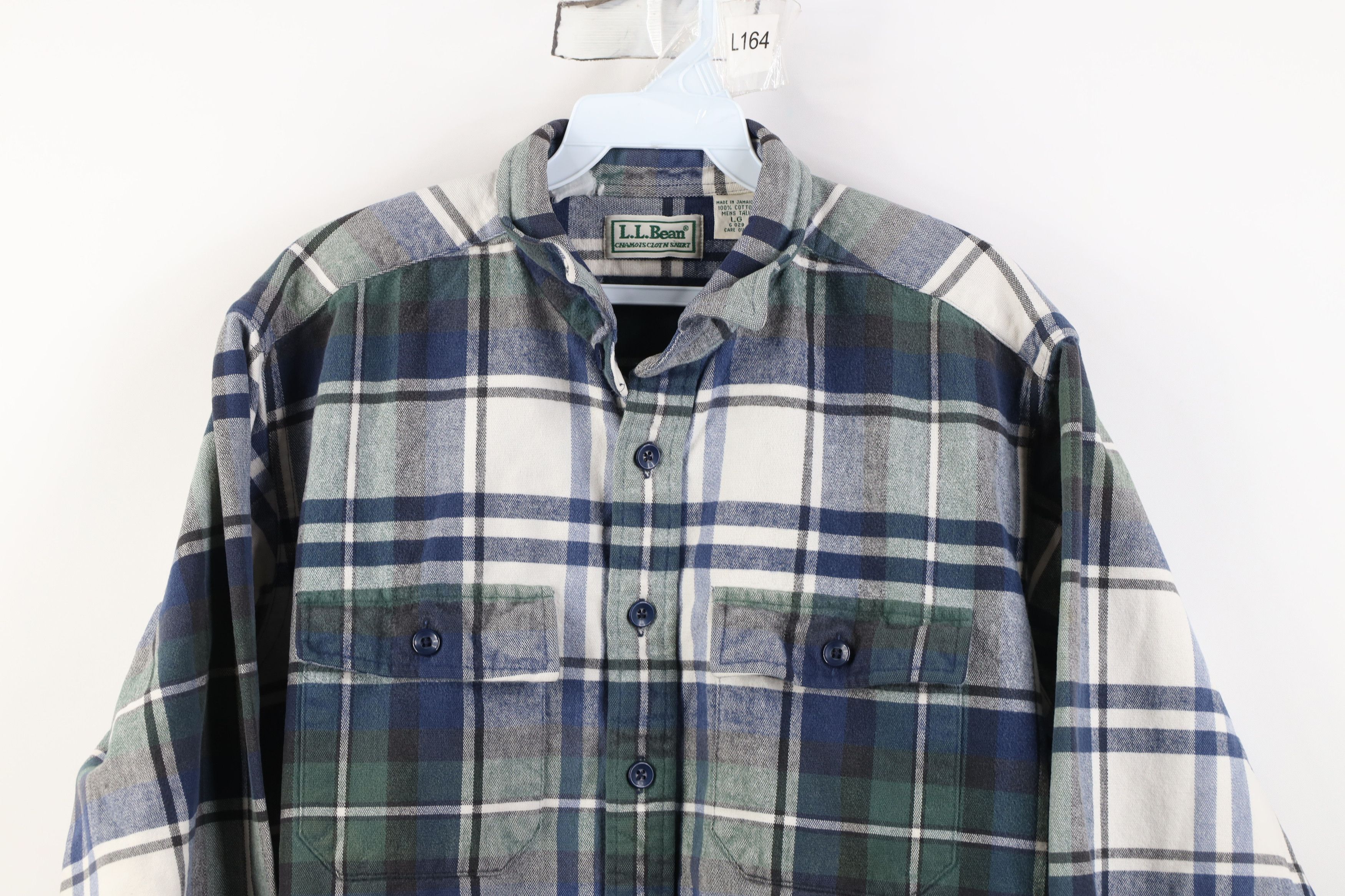 L.L. Bean Vintage 90s LL Bean Heavyweight. Flannel Button Shirt Size US L / EU 52-54 / 3 - 2 Thumbnail