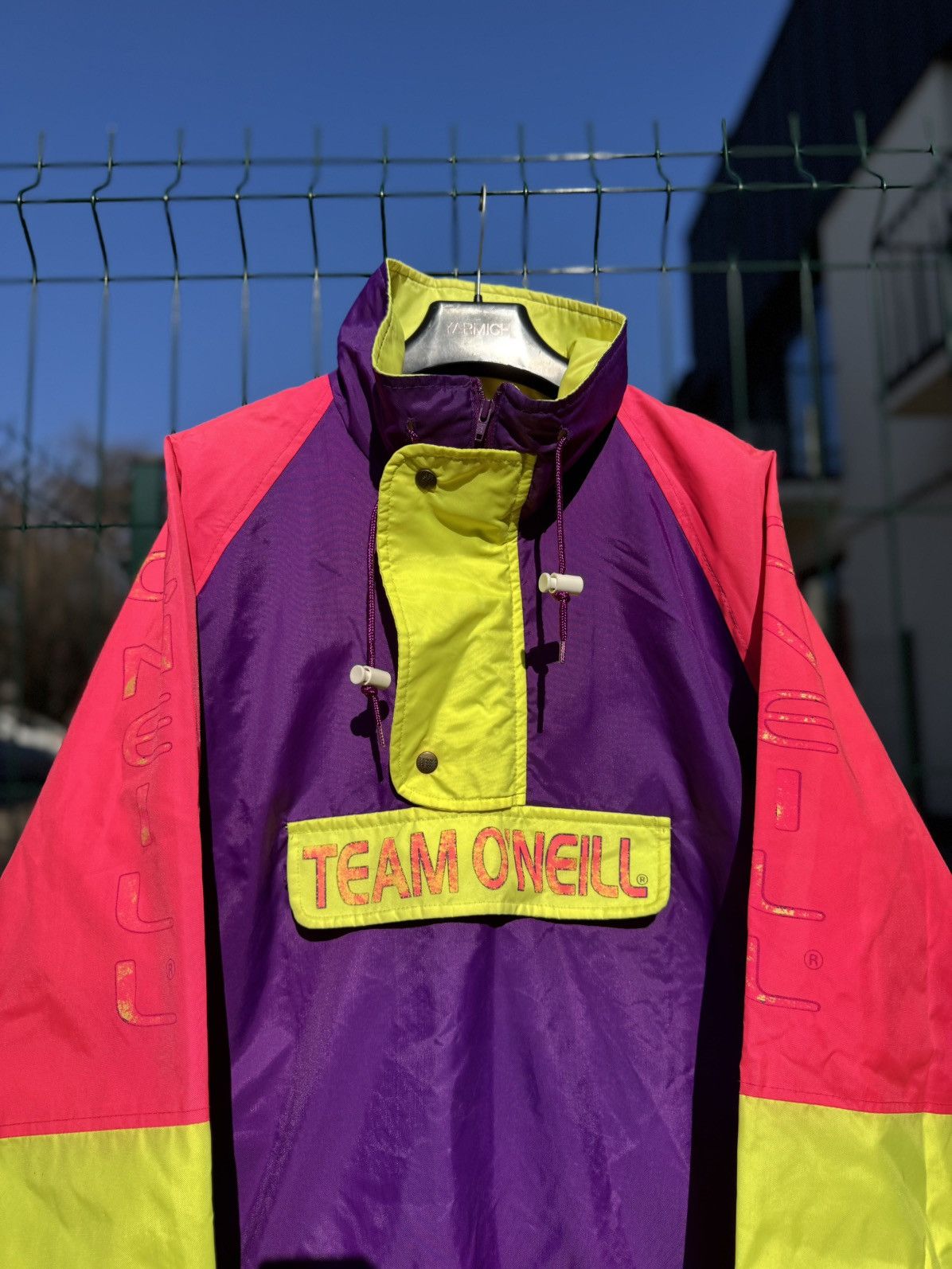 O'Neill Vintage 80s Team Oneill Coloblock Rain Jacket Size US L / EU 52-54 / 3 - 3 Thumbnail