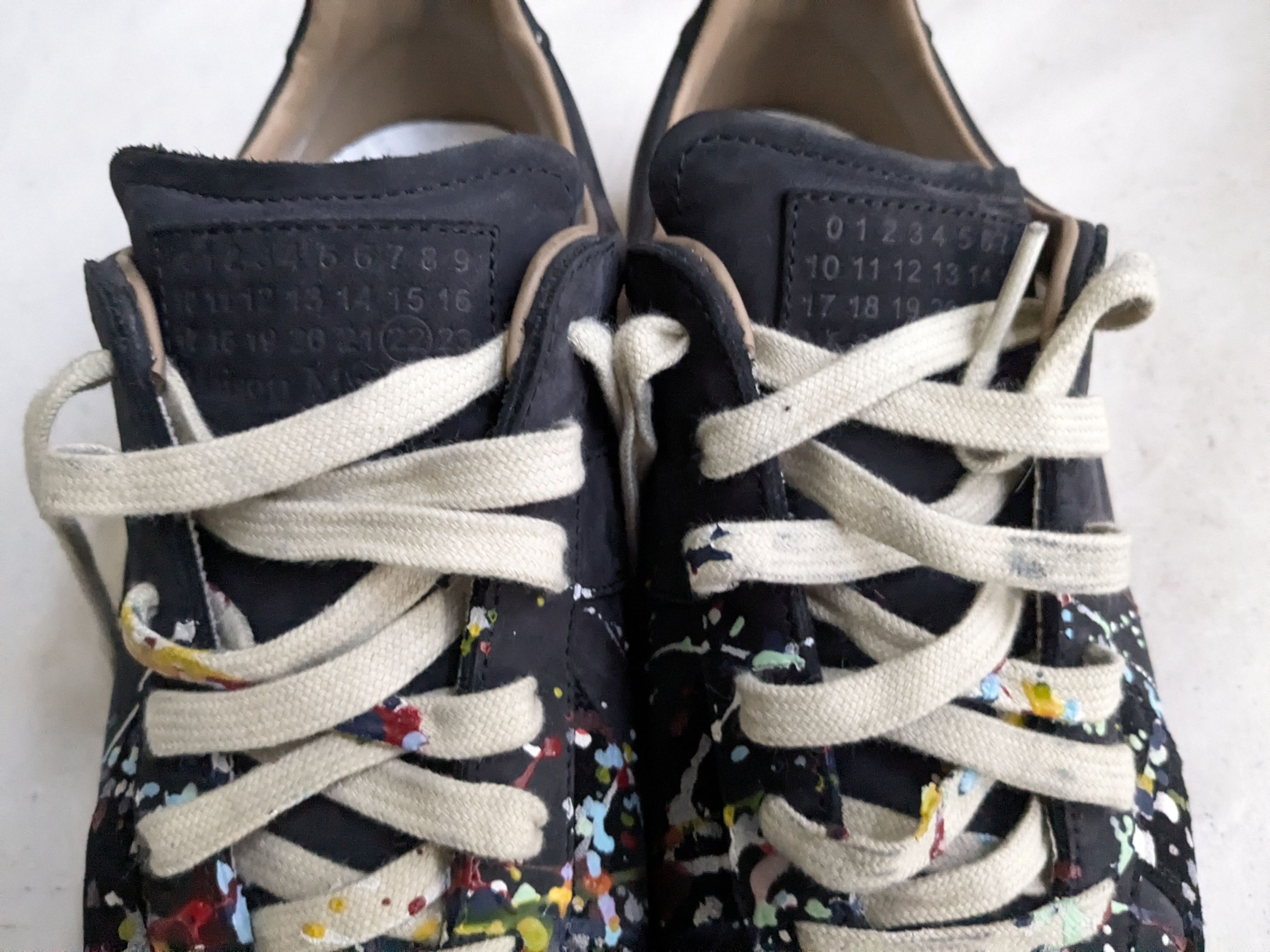 Maison Margiela Maison Margiela GAT Replica Paint Splatter 9 42 Black Size US 9 / EU 42 - 5 Thumbnail
