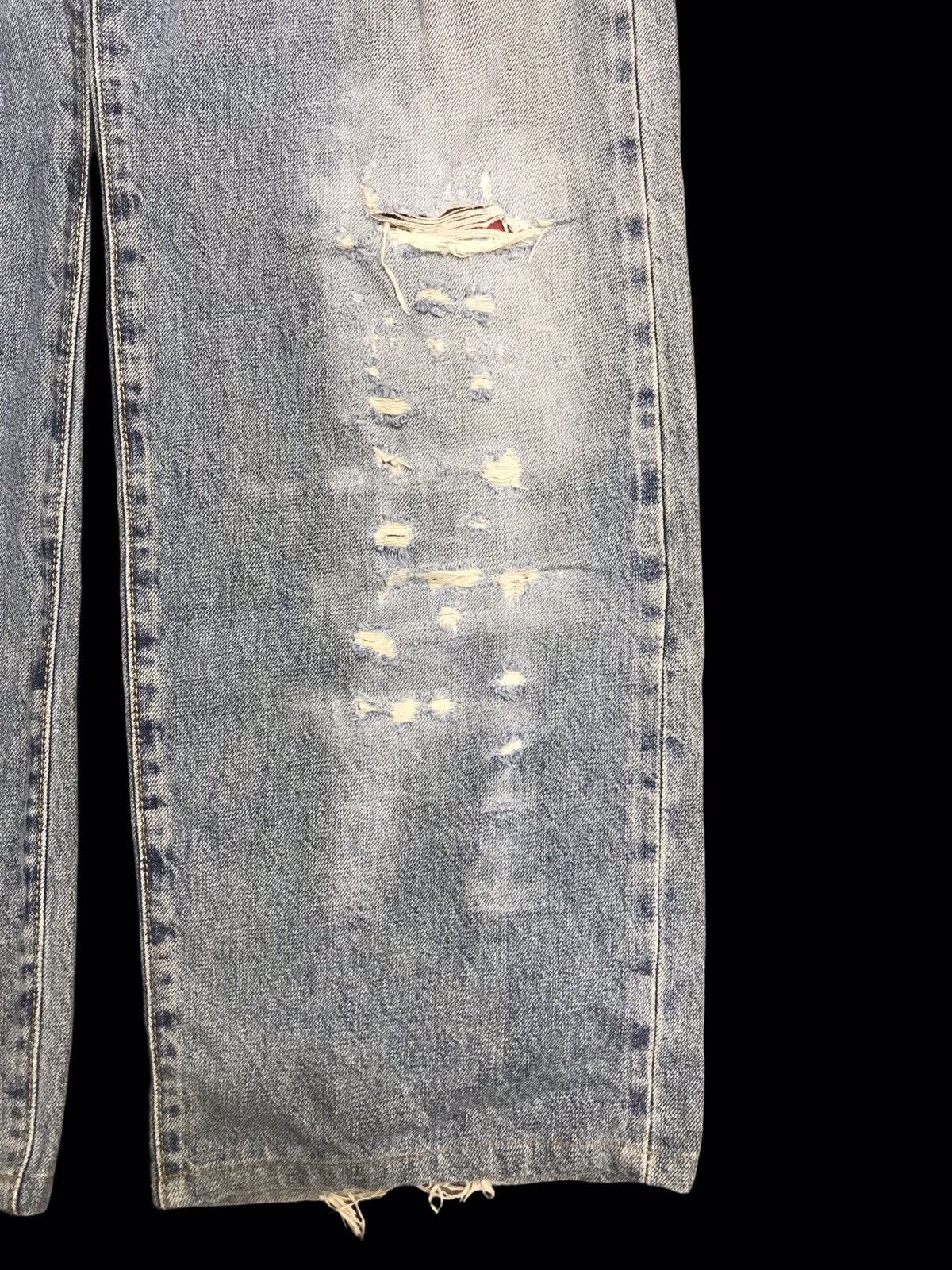 Edwin 💥BAGGY💥VINTAGE EDWIN DSTRESSD WIDE BAGGY CUSTOM DENIM F327 Size US 33 - 7 Thumbnail