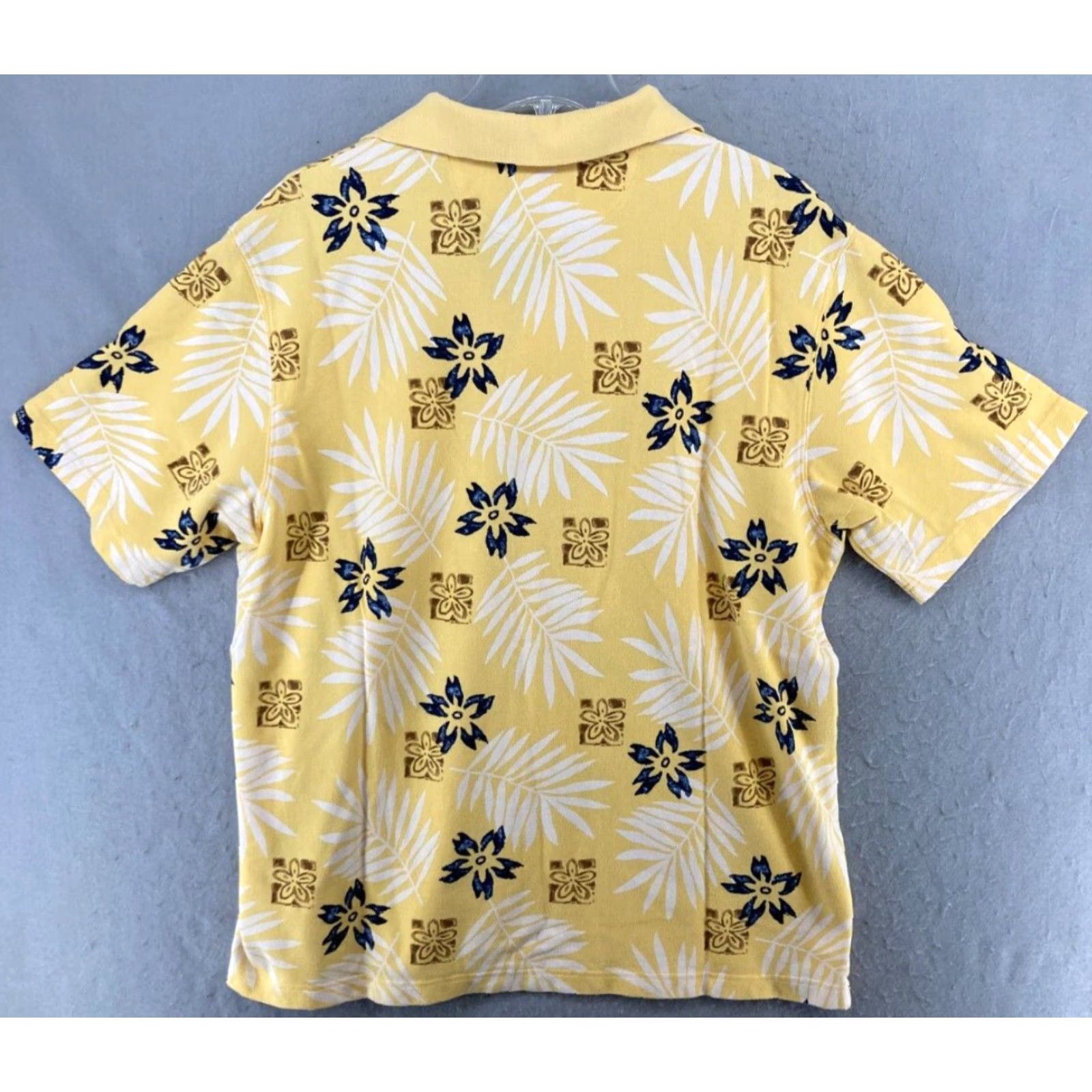 Ralph Lauren VINTAGE Ralph Lauren Chaps Polo Shirt Men's Short SleeveXL Yellow Floral Tropical Casual Size US XL / EU 56 / 4 - 6 Thumbnail