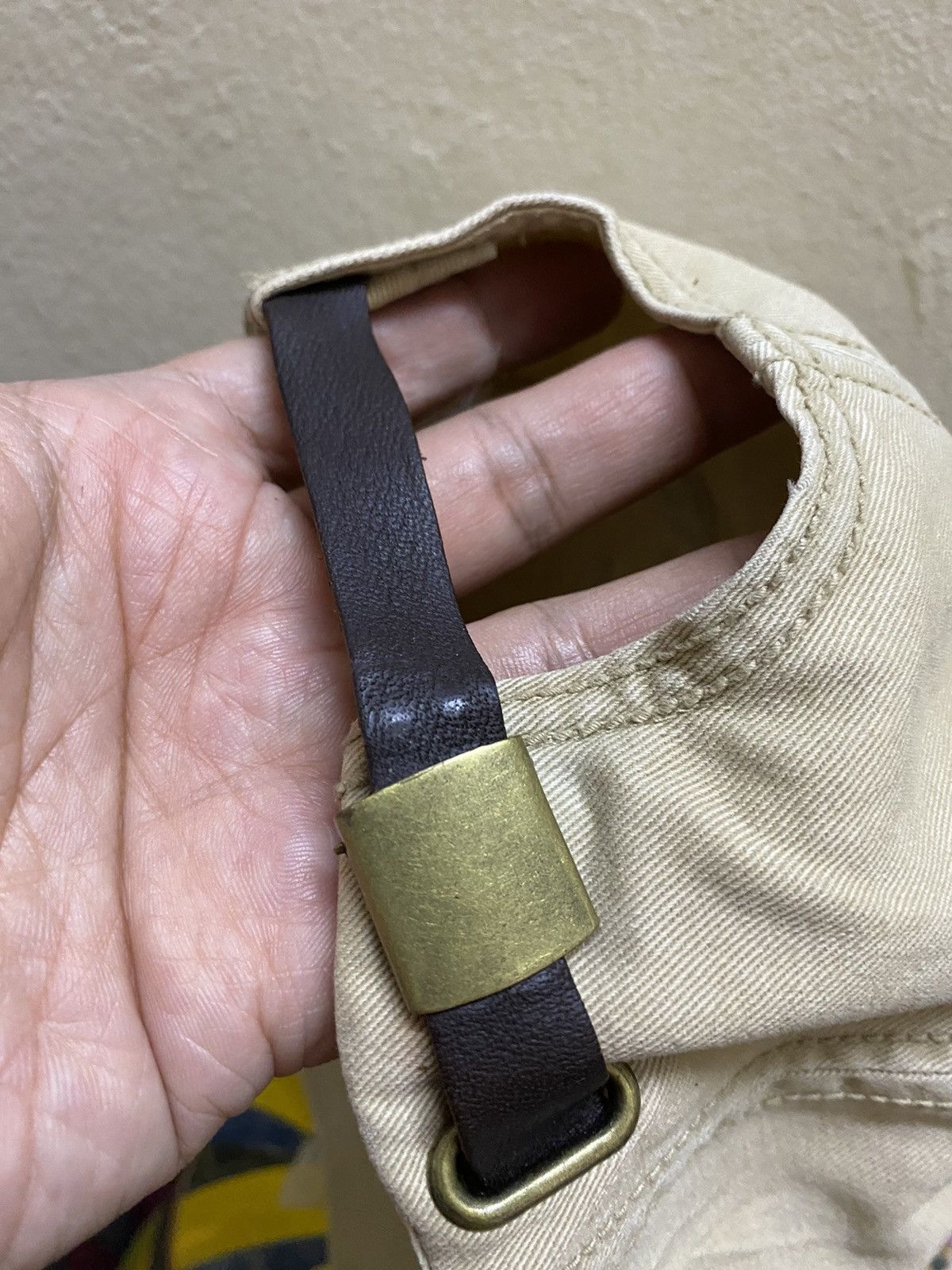 Polo Ralph Lauren Y2K Vintage Polo Jeans Company Beige Cap Size ONE SIZE - 6 Thumbnail