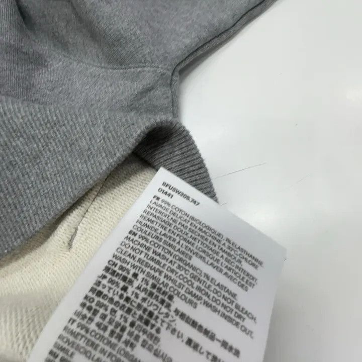 AMI AMIPARIS Gray Hooded Sweatshirt with Heart Embroidery -2507 Size US M / EU 48-50 / 2 - 7 Thumbnail