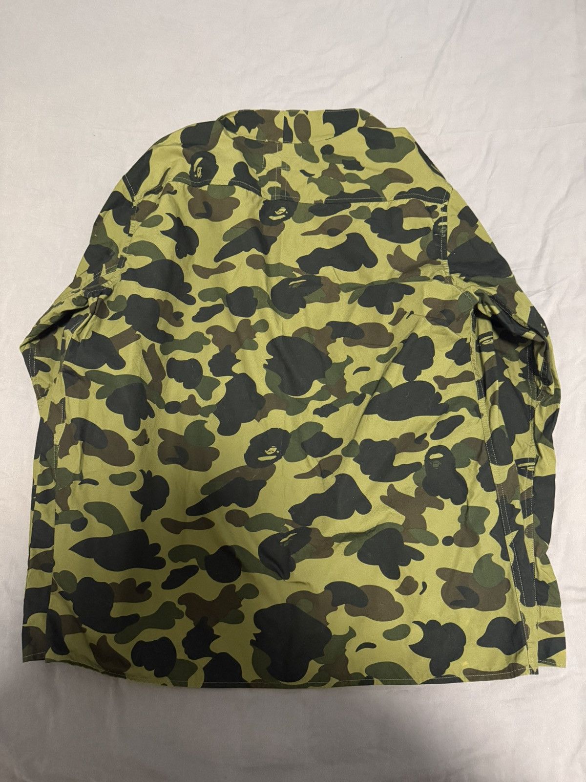 Bape bape 1st first camo bape logo Long shirt Size US L / EU 52-54 / 3 - 4 Thumbnail