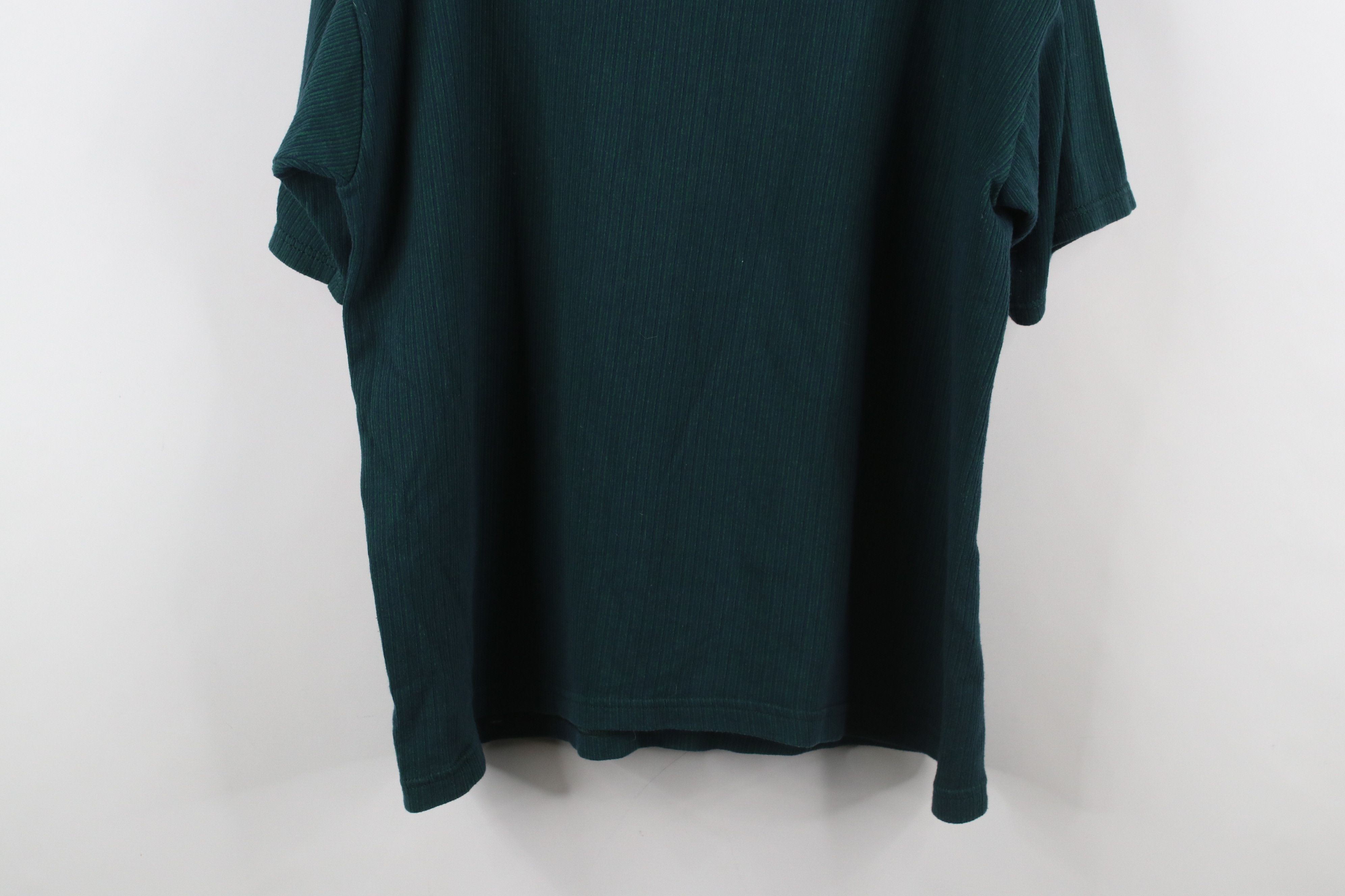 Vintage Vintage 90s Streetwear Striped Ribbed Knit Polo Shirt USA Size US XL / EU 56 / 4 - 9 Thumbnail