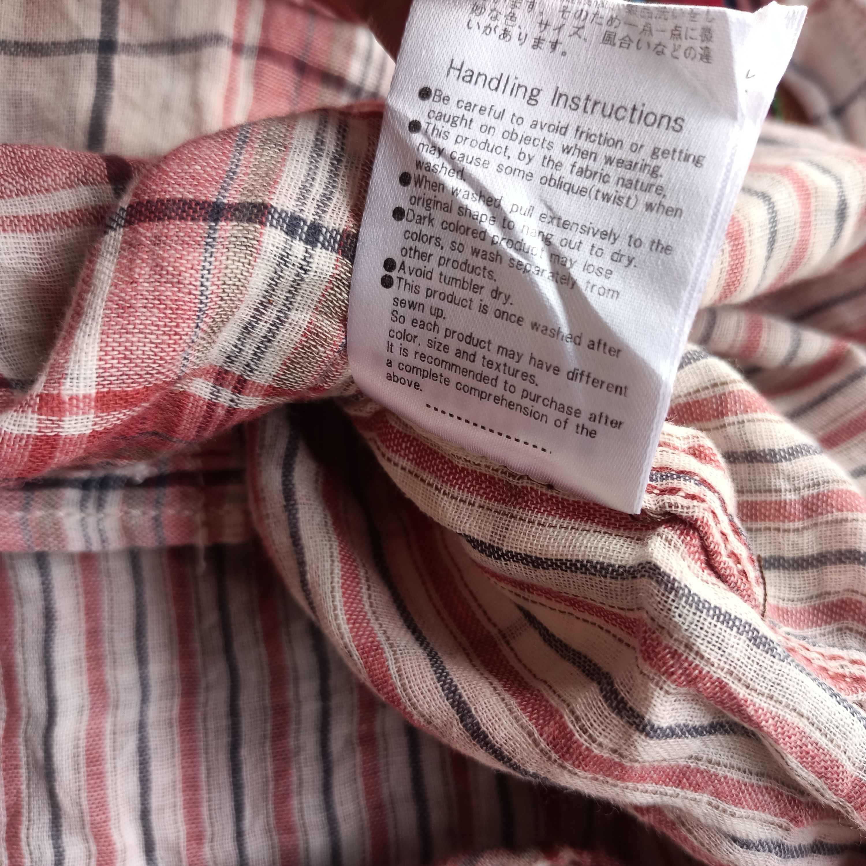 GOA GOA japanese brand plaid Ls shirt Size US S / EU 44-46 / 1 - 6 Thumbnail