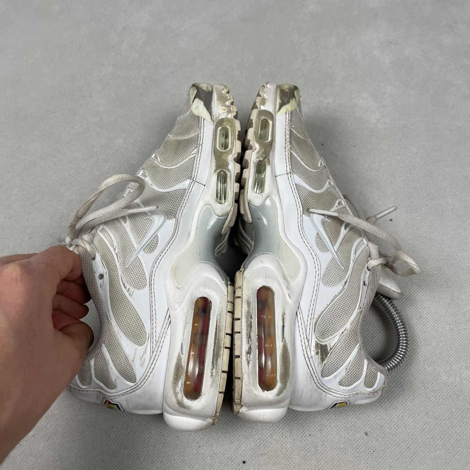 Nike Nike Air Max Plus DM2362-100 Women's White Platinum Shoes 7 Size US 7 / IT 37 - 4 Thumbnail