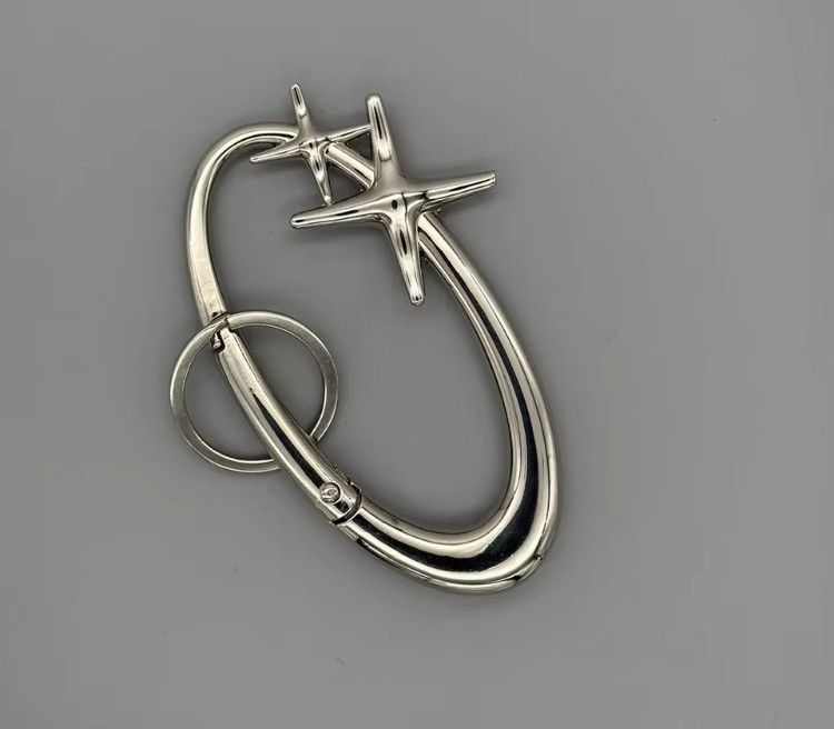 Jewelry Star chrome steel Carabiner Size ONE SIZE - 1 Thumbnail