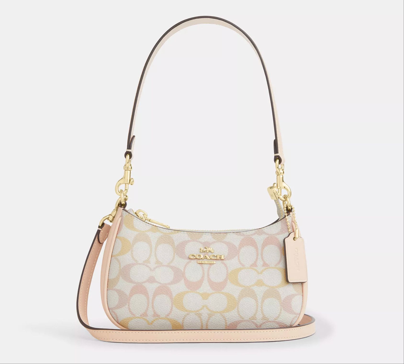 Coach Teri Mini Crossbody Bag In Pretty Signature Canvas CDW52 Size ONE SIZE - 11 Thumbnail