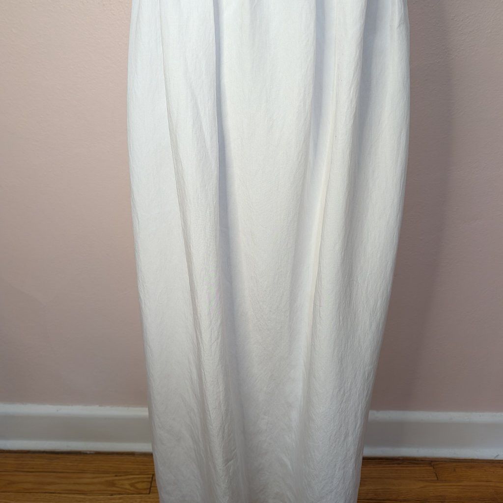 Vince Vince Women's Ruched Paneled White Dress Size XL Size XL / US 12-14 / IT 48-50 - 4 Thumbnail