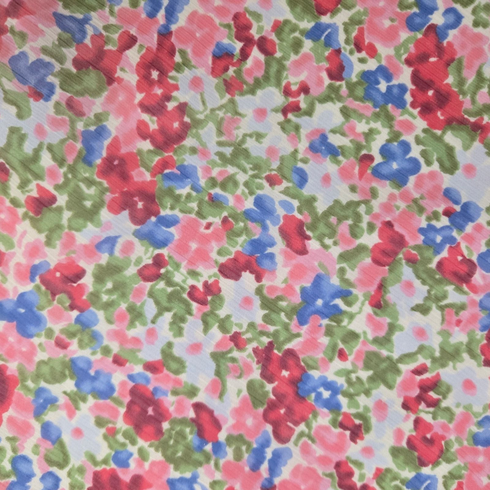 Other Y2K Pink White Floral Chiffon Midi Skirt Size 1X Size 38" / US 16 / IT 52 - 6 Thumbnail